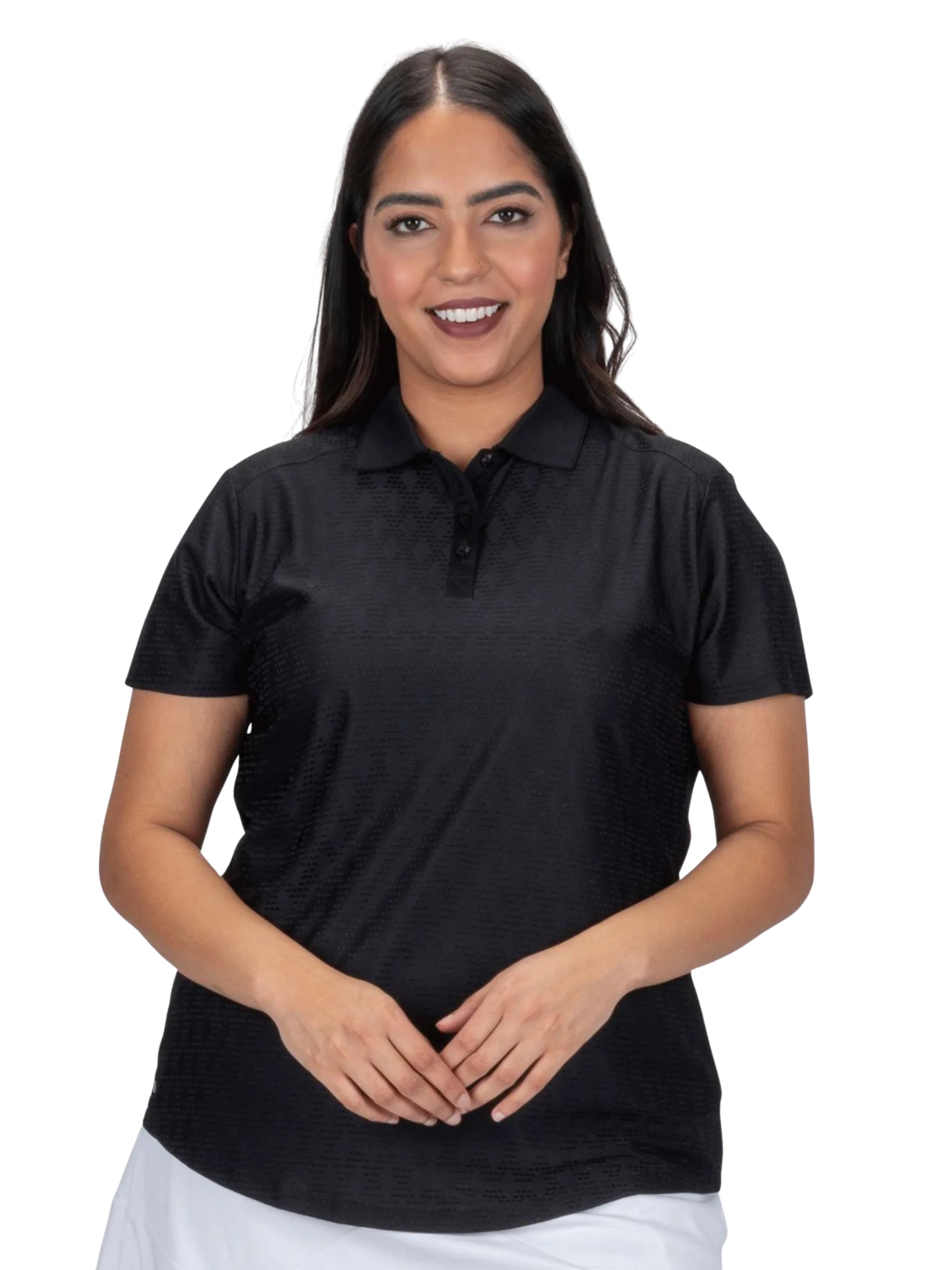 Polo de Golf Tempo Taille Plus - Noir