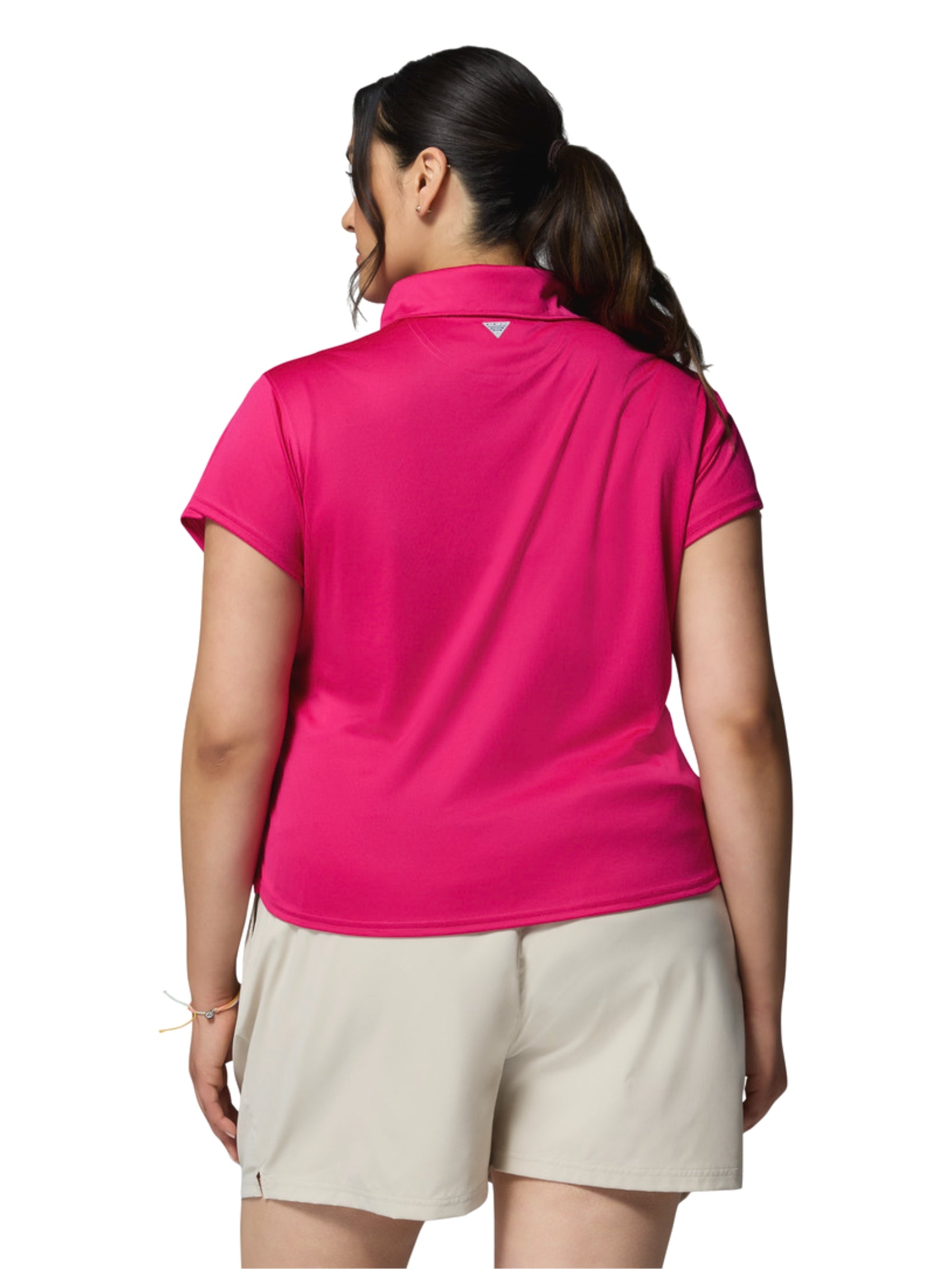 Polo PFG Tidal Tee Taille Plus - Guava Pink