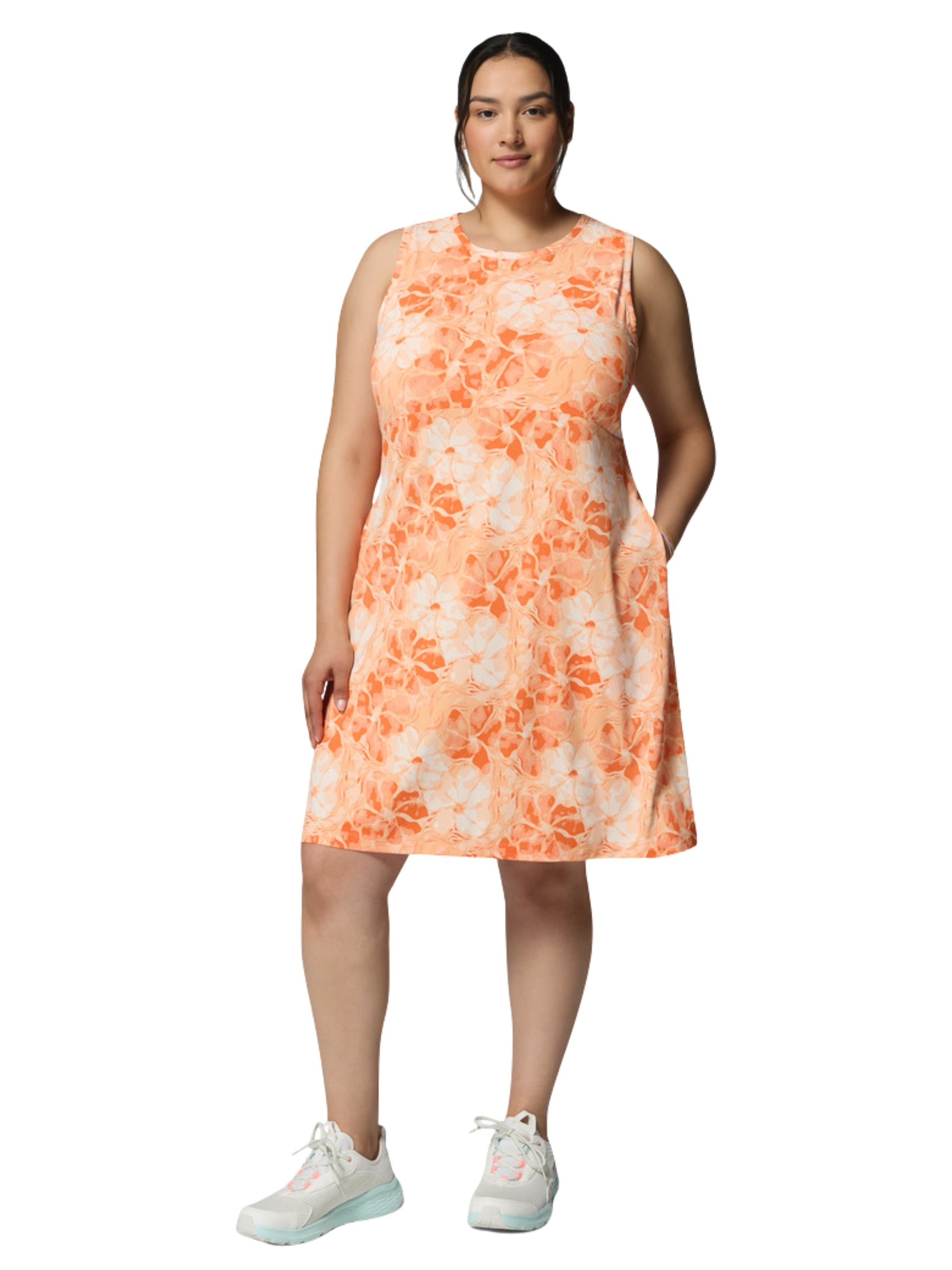 Robe-Débardeur Freezer Taille Plus - Bright Nectar Hazyblooms