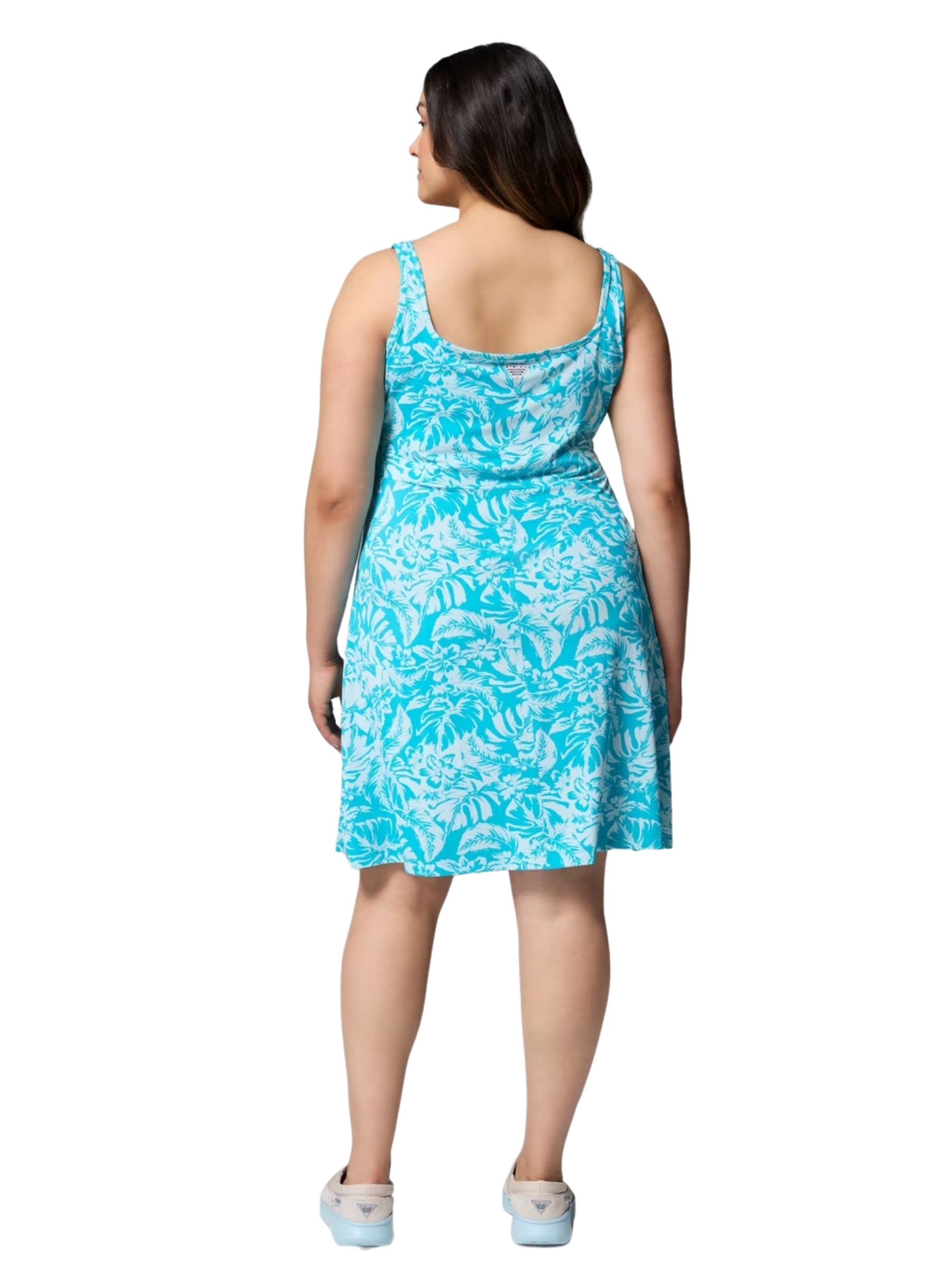 Robe PFG Freezer III Taille Plus - Ocean Teal Vacay Blooms Tonal