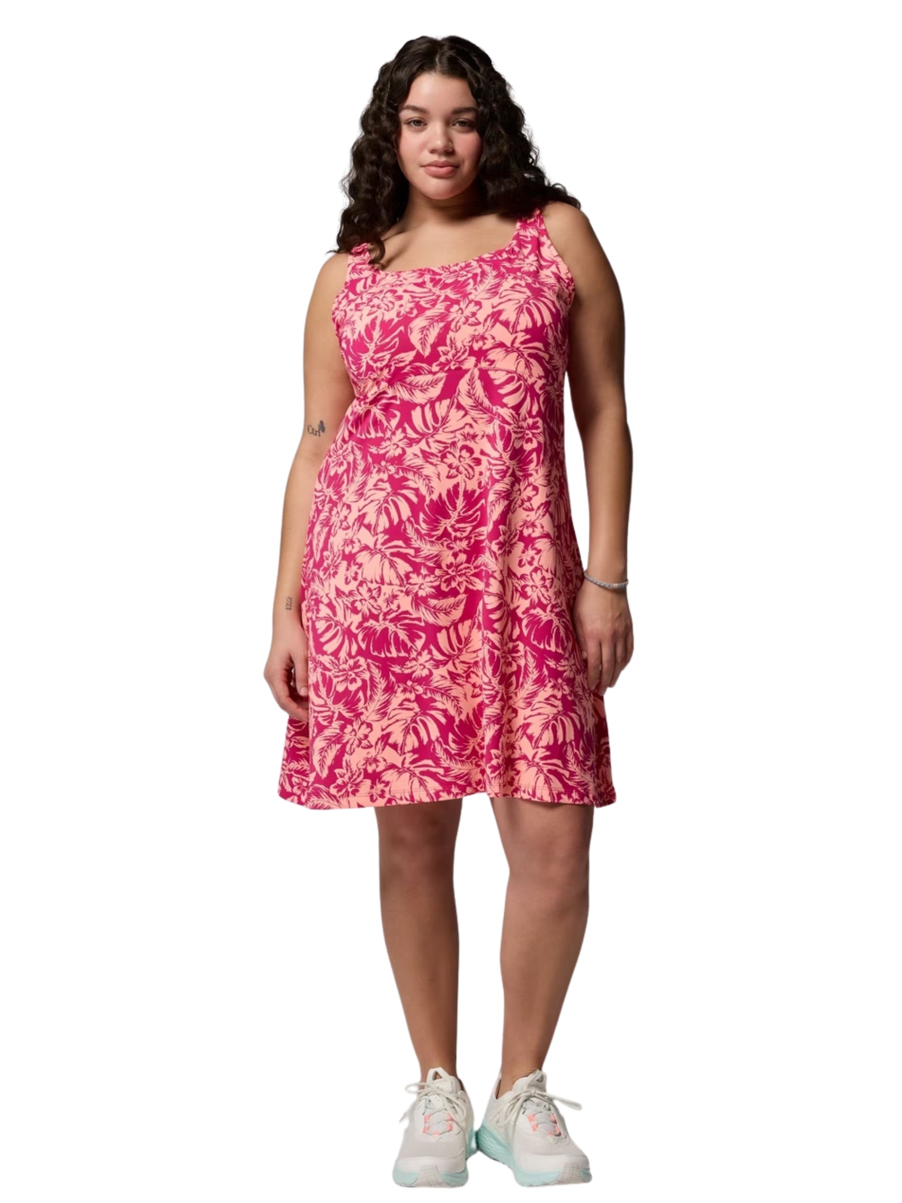 Robe PFG Freezer III Taille Plus - Guava Pink Vacay Blooms Tonal