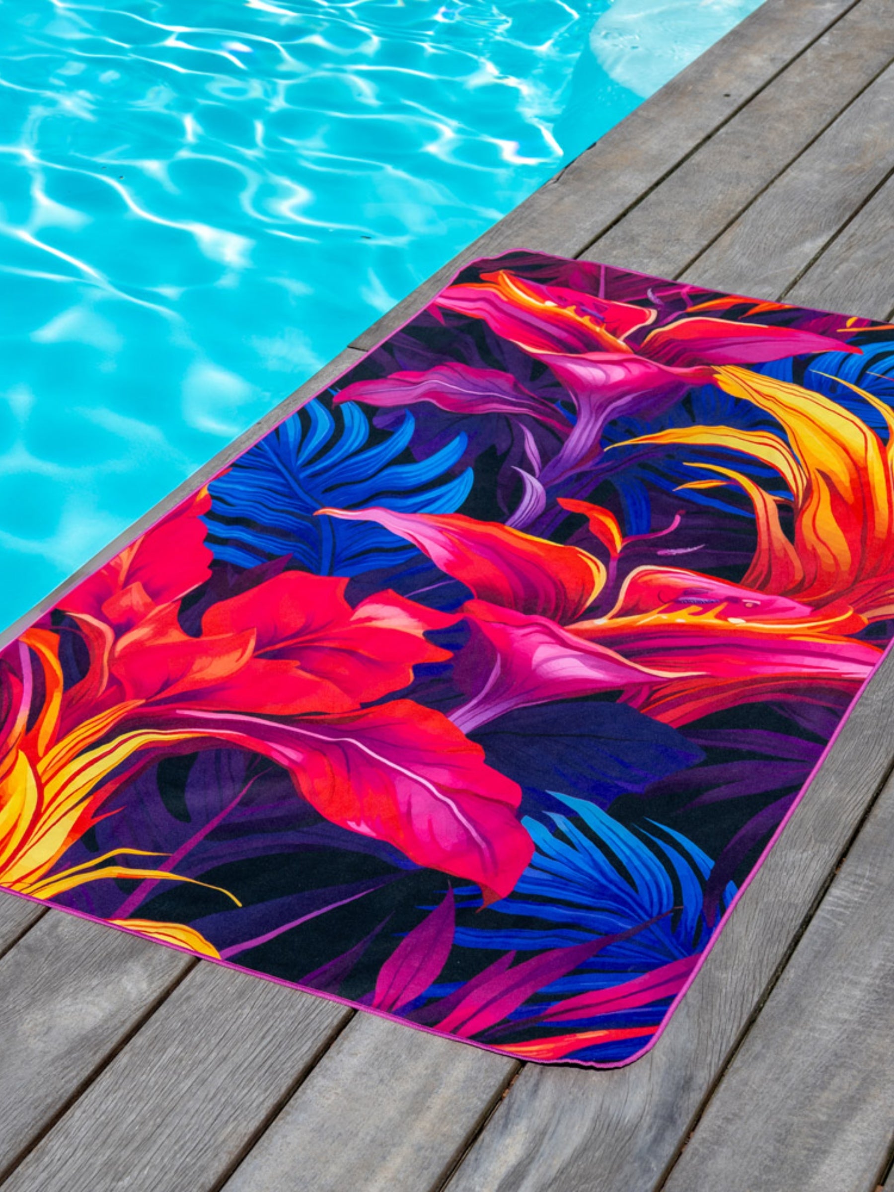 Serviette Microfibre - Flamme Tropicale