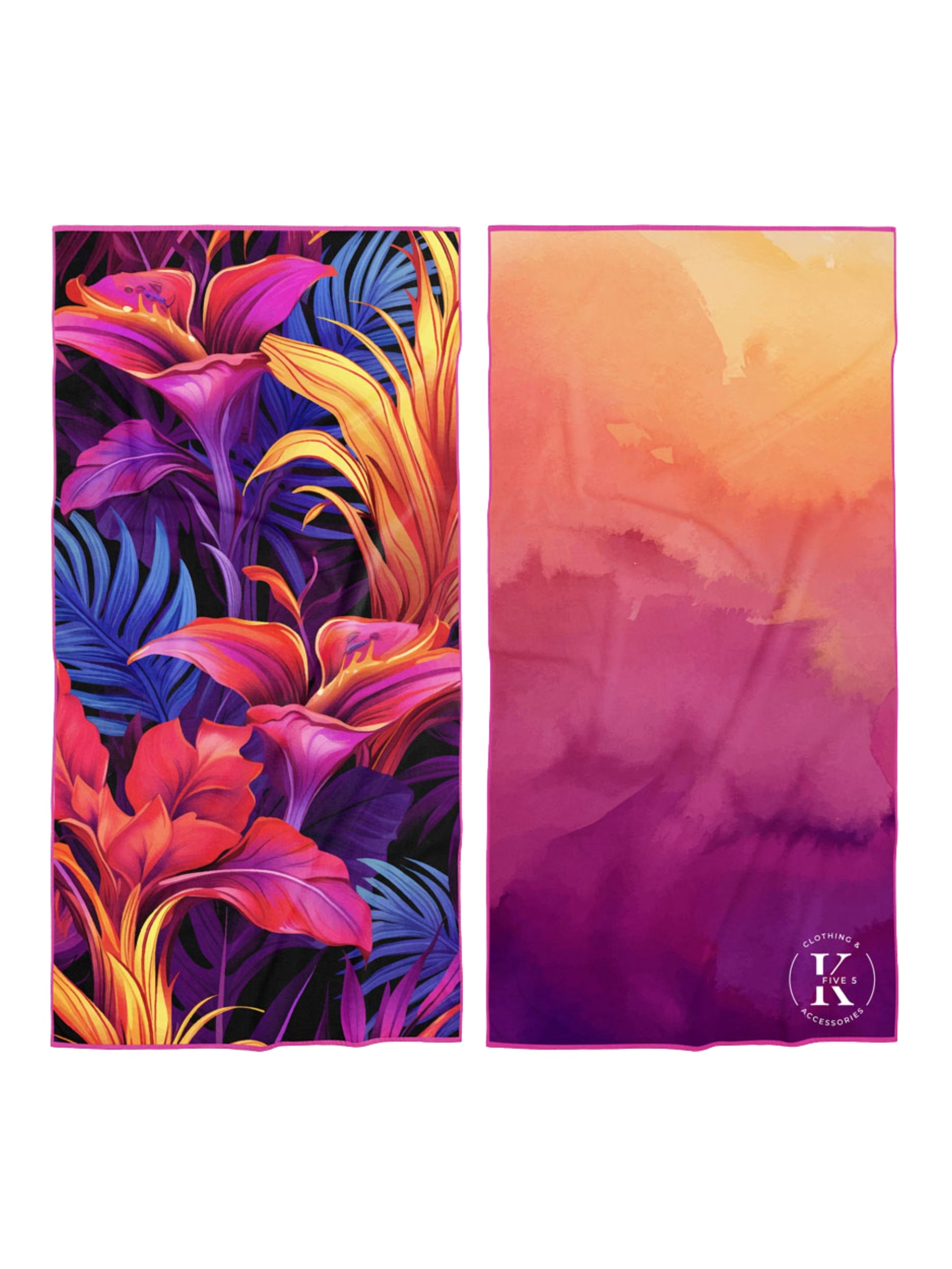 Serviette Microfibre - Flamme Tropicale