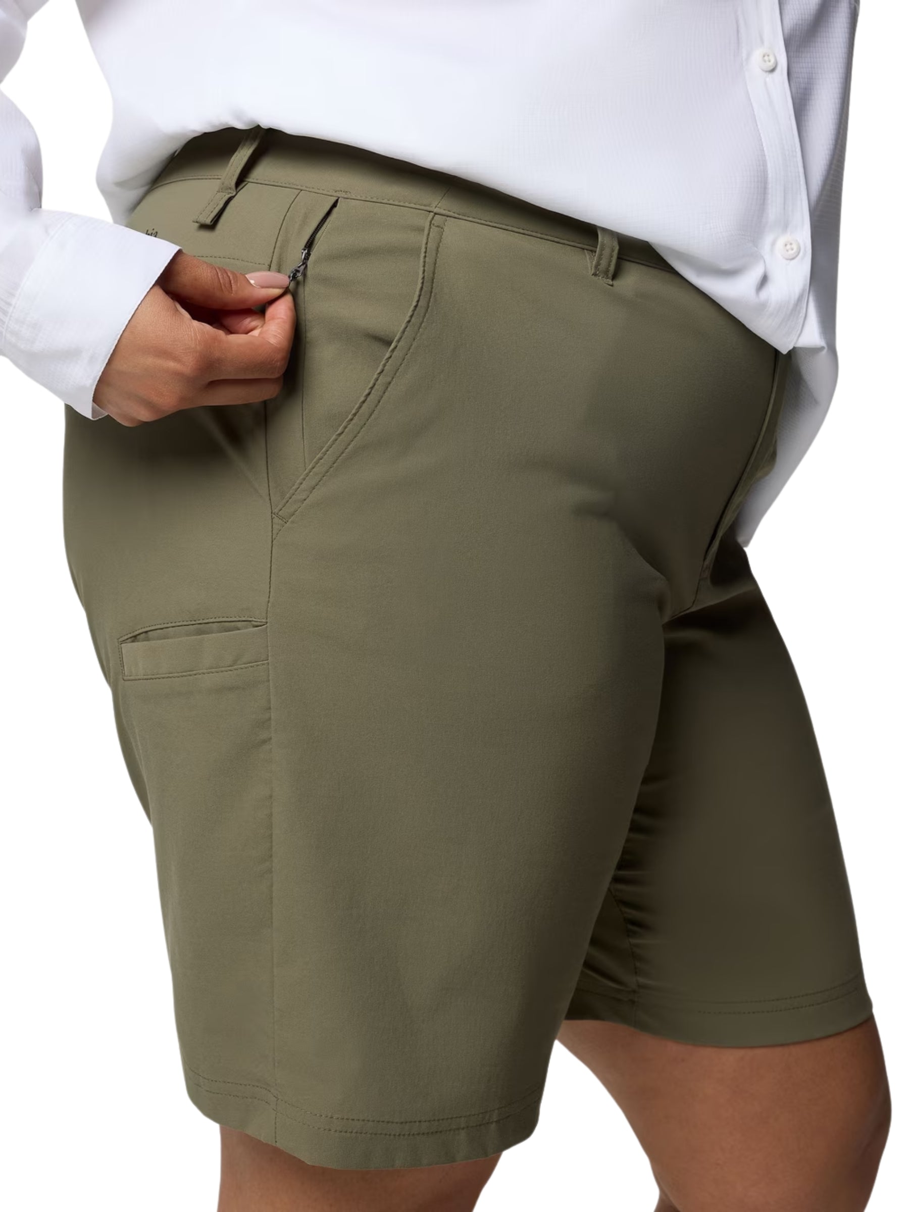 Short Long Leslie Falls II Taille Plus - Stone Green