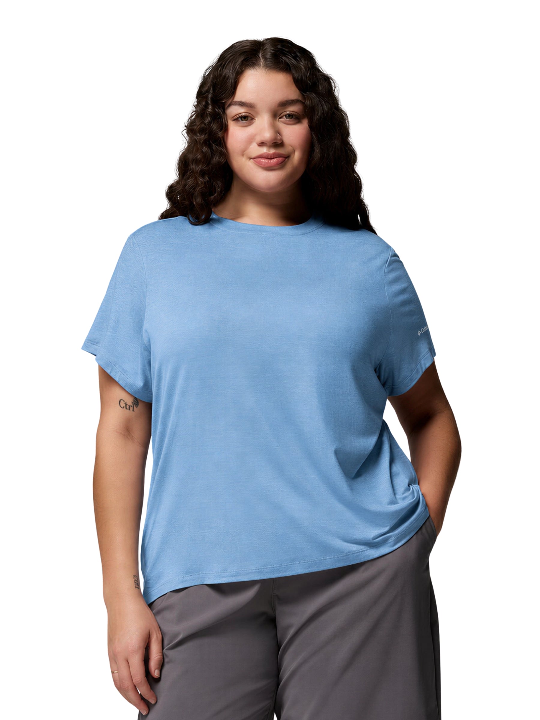 Parsons Point Logo T-Shirt Plus Size - Rainy Day Heather