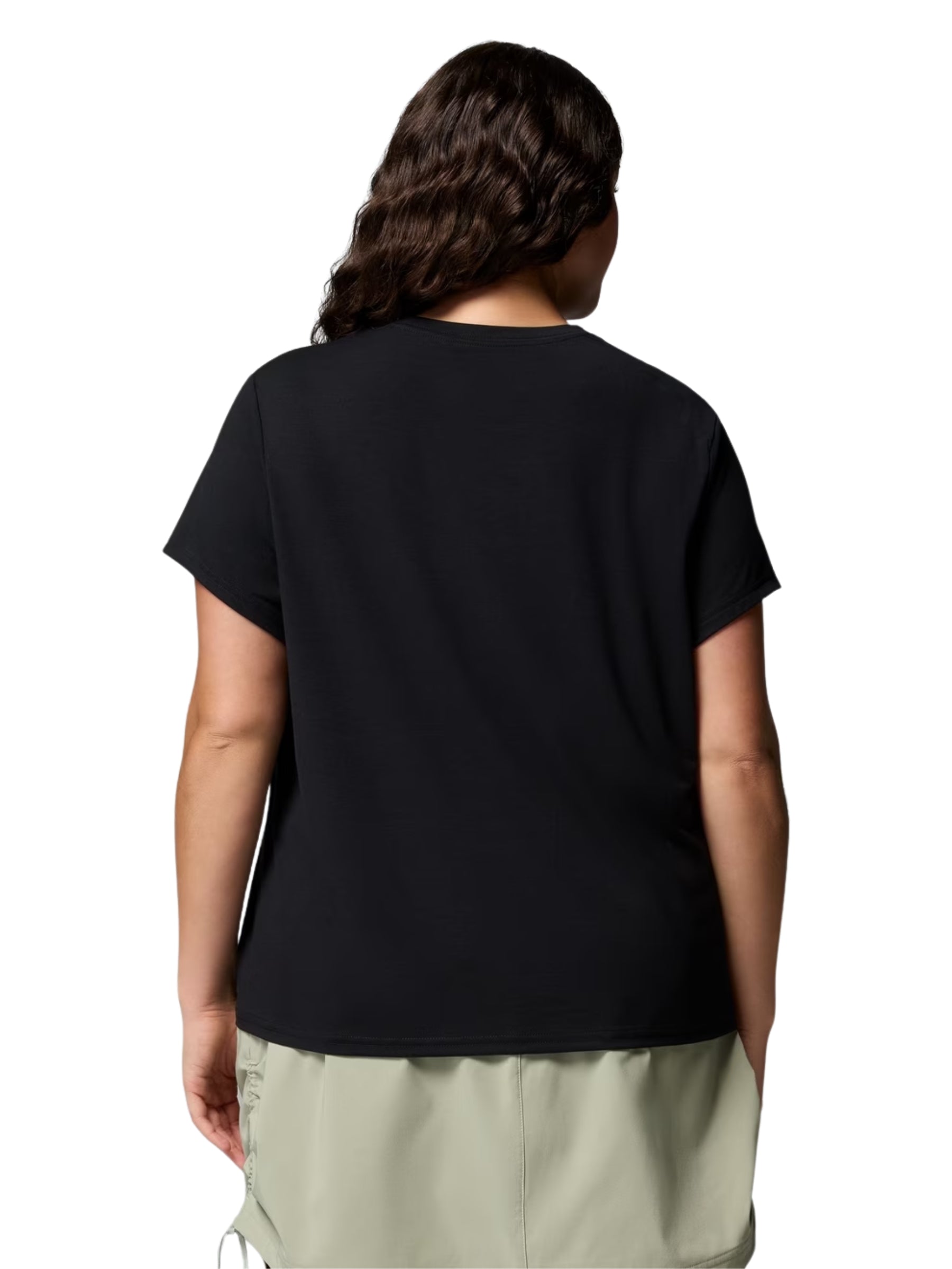 CSC Plus Size Soft Stretch T-Shirt - Black
