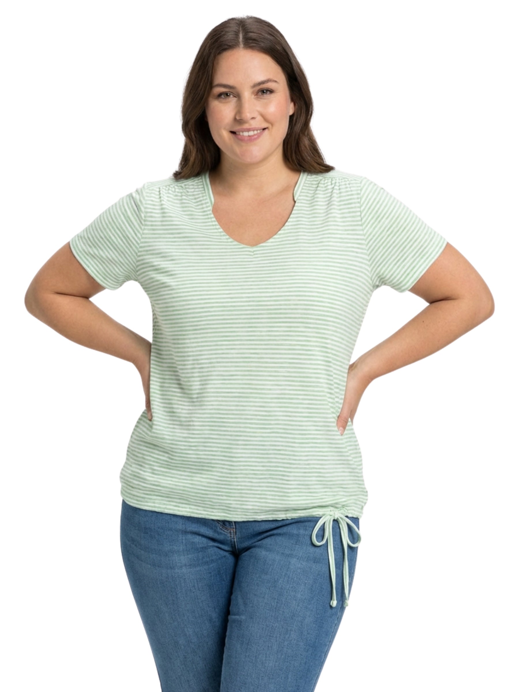 T-shirt Lilleo Taille Plus - Light Sage