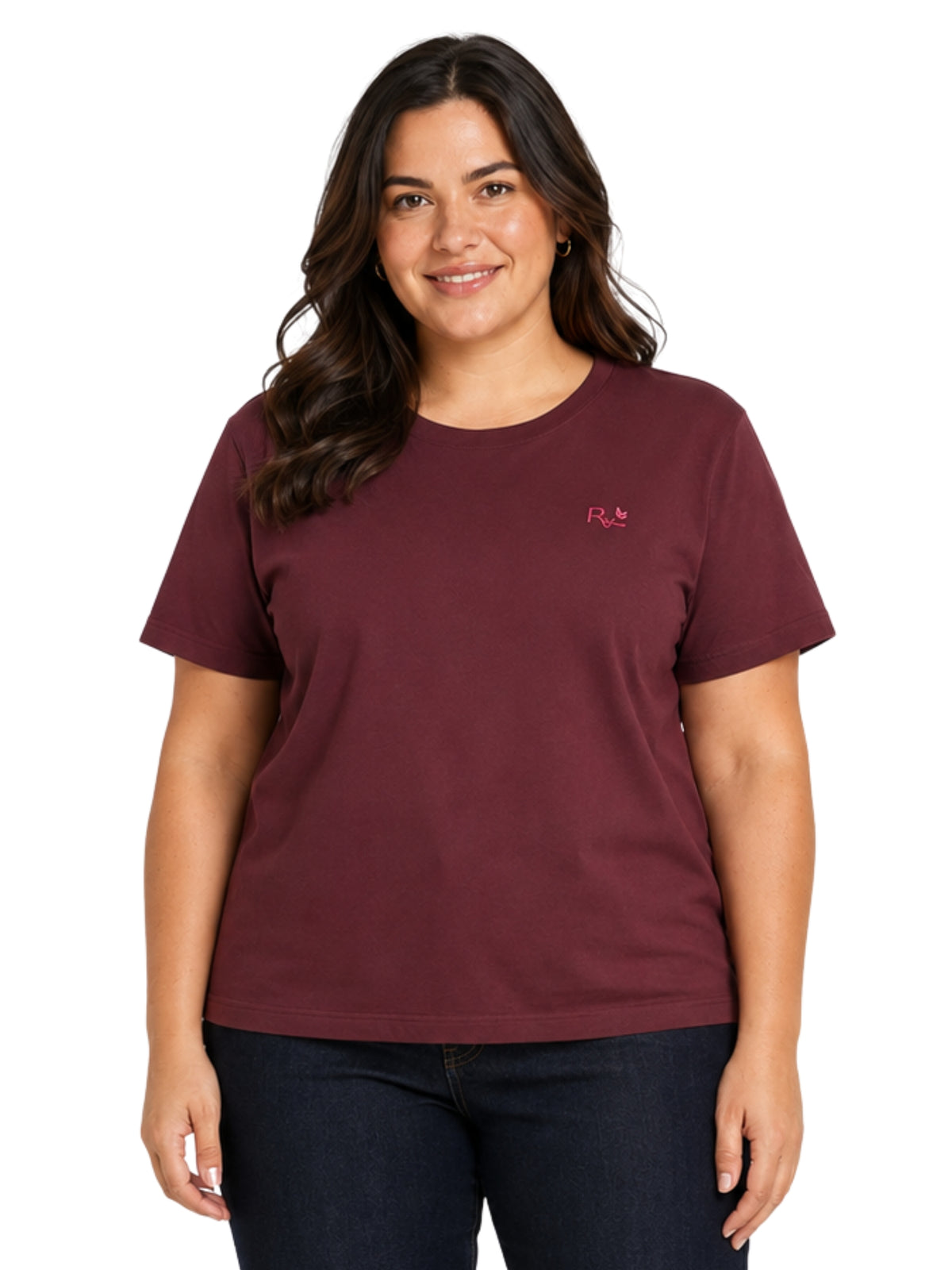 Adori Love Plus Size T-Shirt - Wine