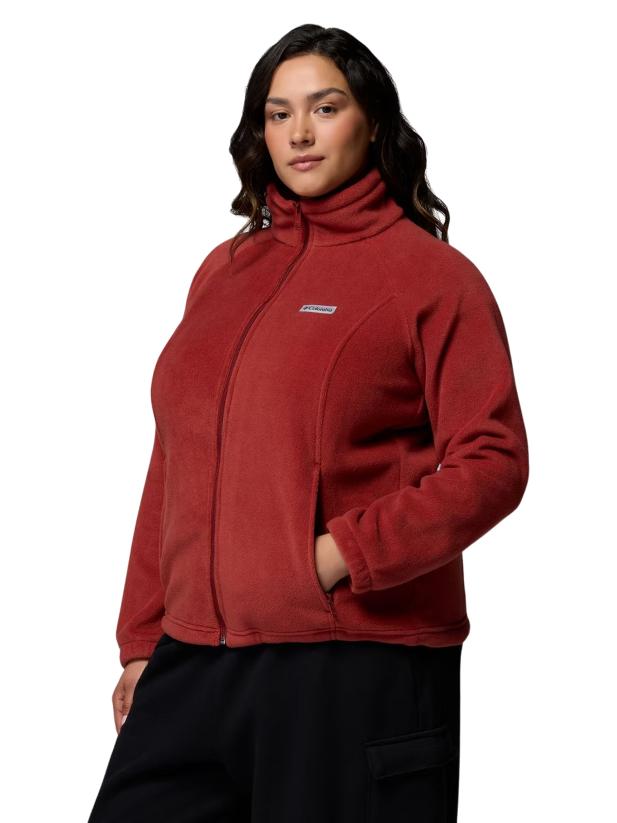 Benton Springs Full Zip Plus Size Jacket - Red Oxide