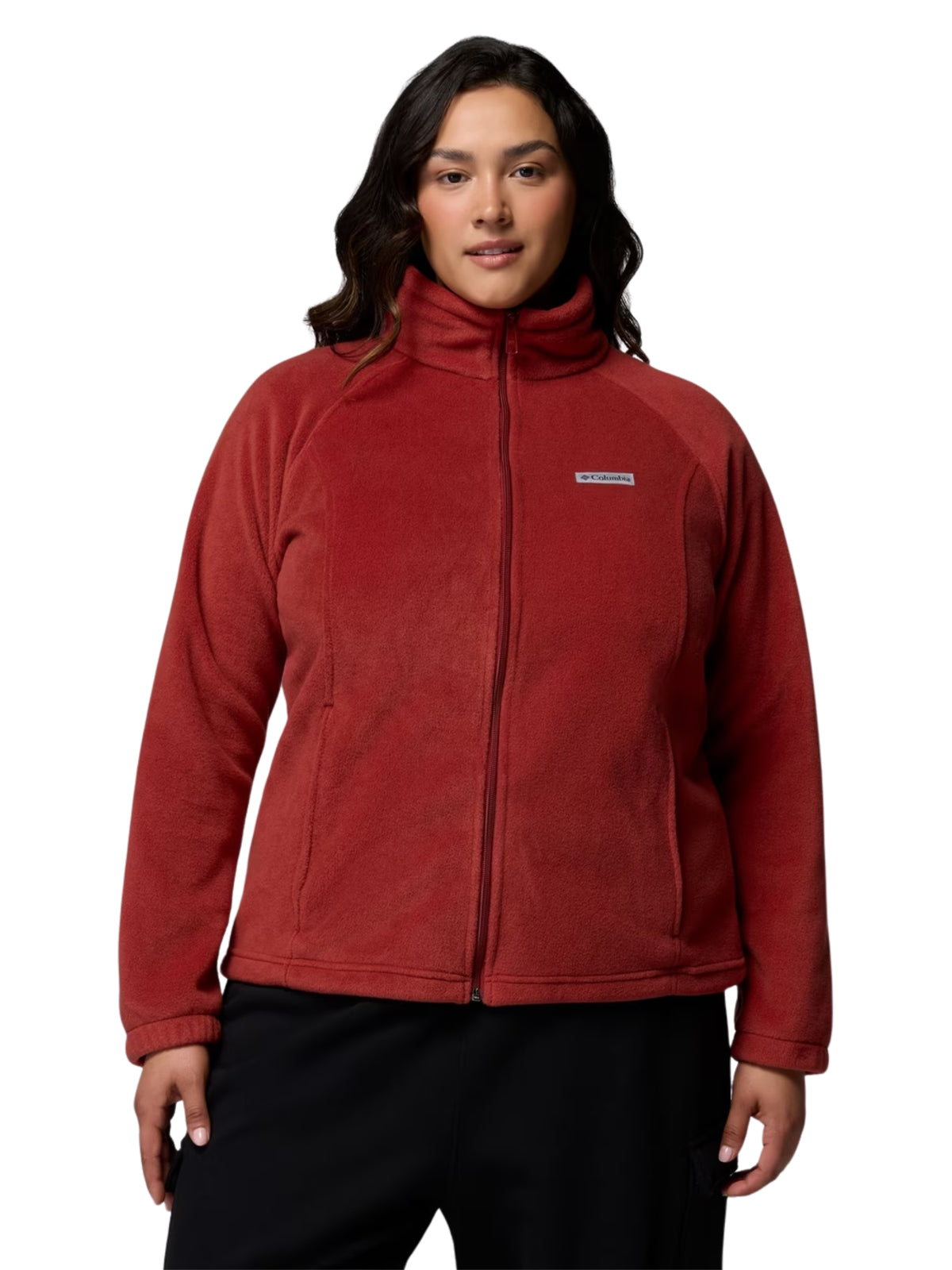Benton Springs Full Zip Plus Size Jacket - Red Oxide