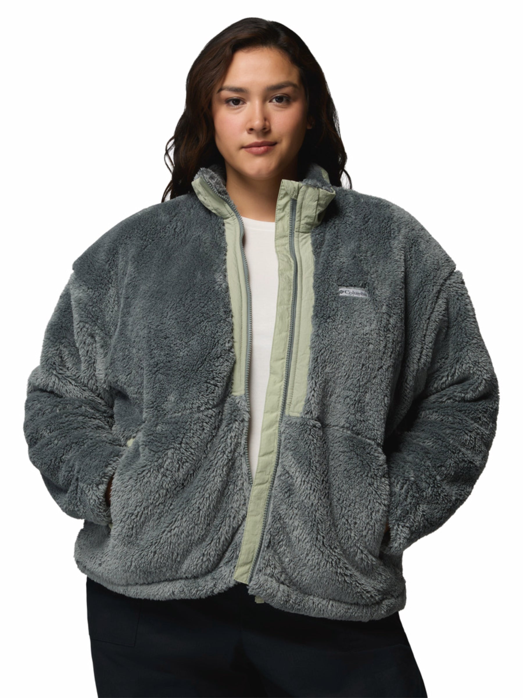 Women's Plus Size Boundless Discovery II Sherpa Jacket - Sedona Sage & Safari