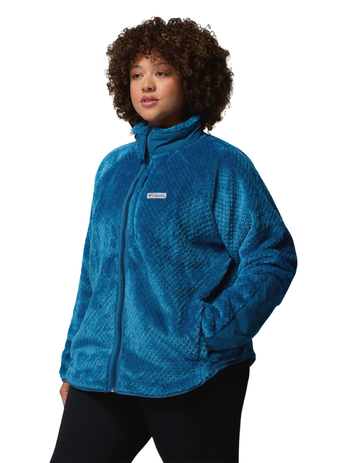 Veste Polaire Canyon Camp Overlay à Fermeture Éclair Taille Plus - Phoenix Blue