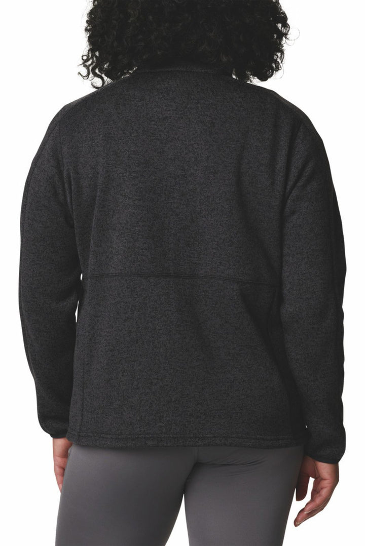 Veste Polar Sweater Full Zip Black Heather Taille Plus de Columbia