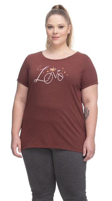 T-Shirt Florah Print Taille Plus de Ragwear