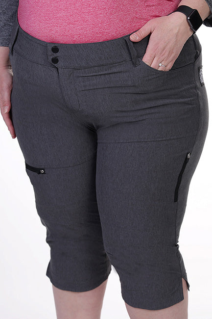 Capri de vélo de montagne (avec cuissard amovible inclus) Taille Plus de Jolie Ride