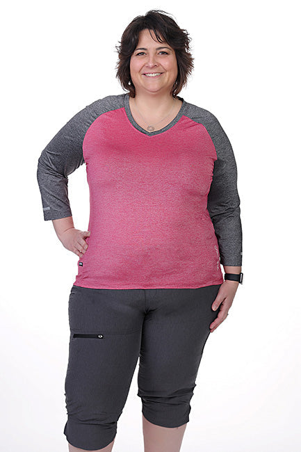 Capri de vélo de montagne (avec cuissard amovible inclus) Taille Plus de Jolie Ride