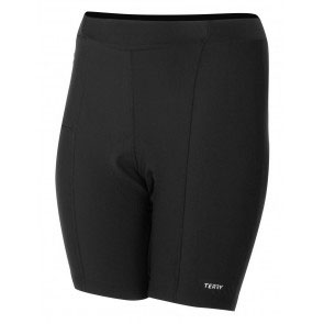Cuissard de vélo T-Short Taille Plus de Terry - Noir