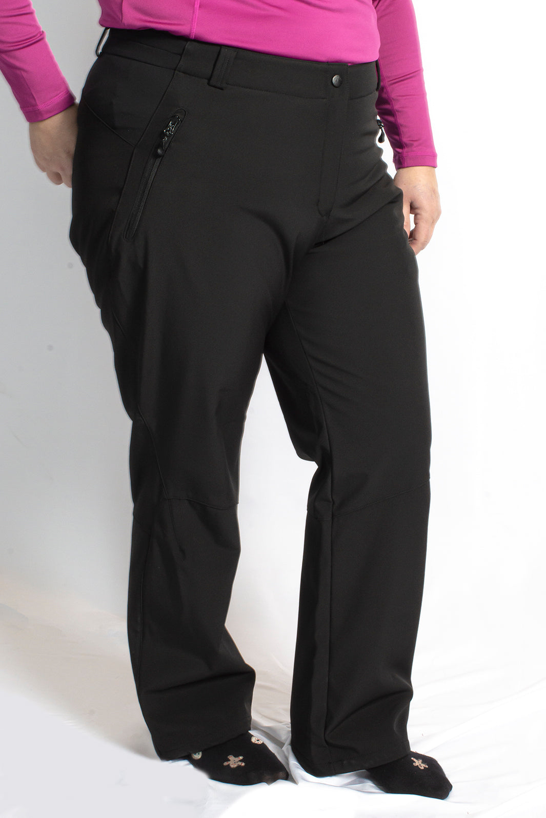 Pantalon de Ski Randonnée étanche Soft shell Hiver Doublé Peluche Elastique Extérieur Sport Pantalon de Ski Randonnée étanche Soft shell Hiver Doublé Peluche Elastique Extérieur Sport