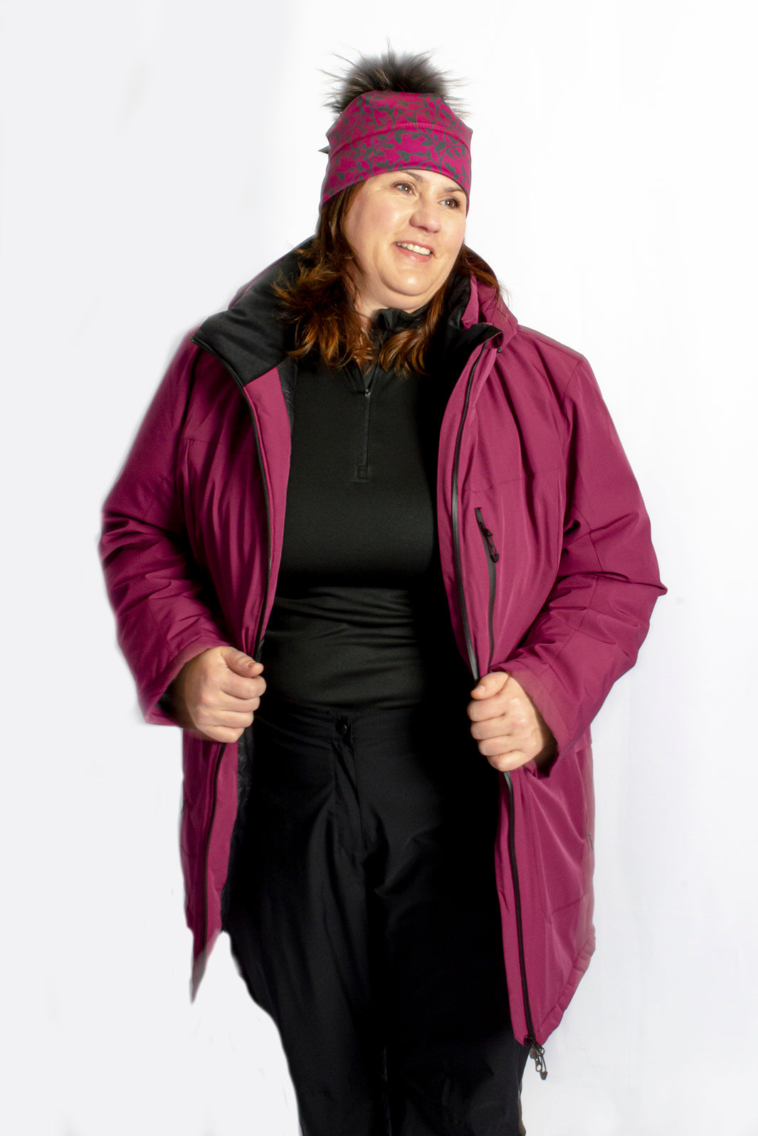 Manteau Isolé Turin Taille Plus de Sportive Plus