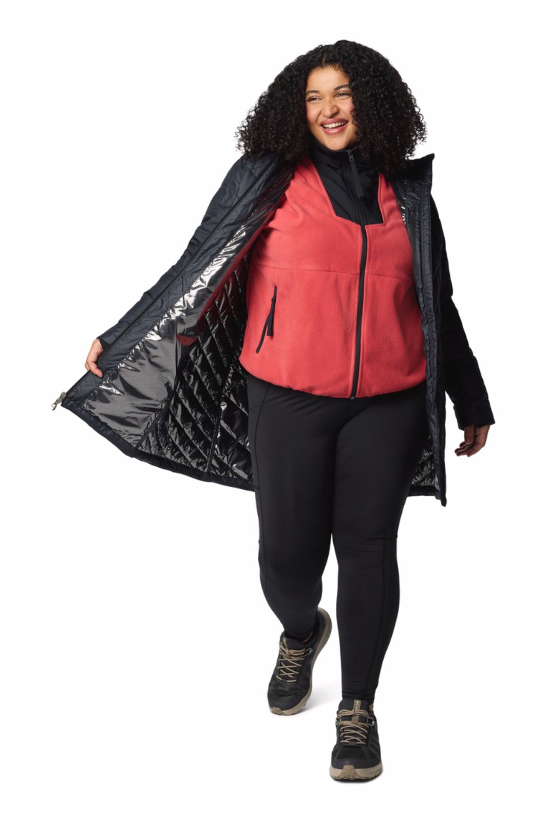 Heavenly Plus Size Long Hooded Coat from Columbia