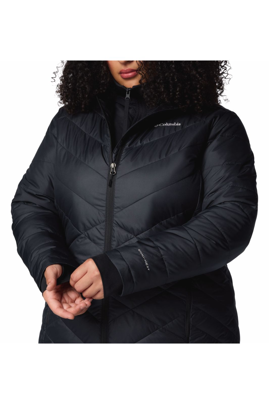 Heavenly Plus Size Long Hooded Coat from Columbia