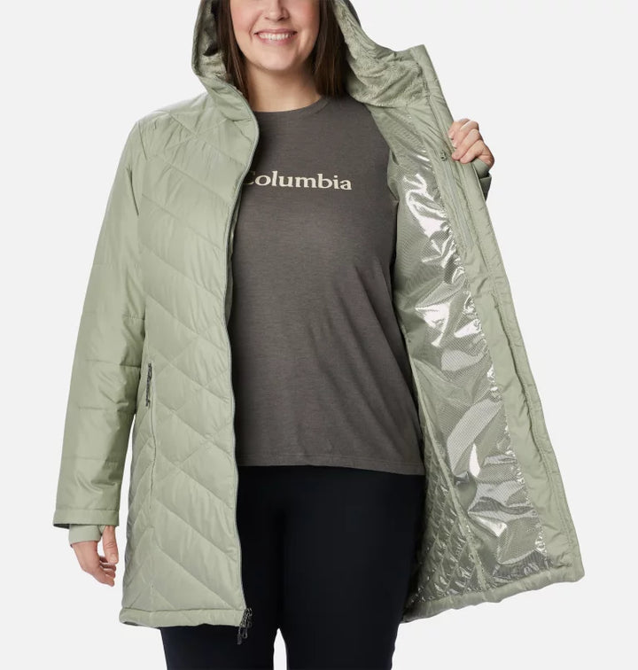 Columbia Heavenly Plus Size Long Hooded Jacket