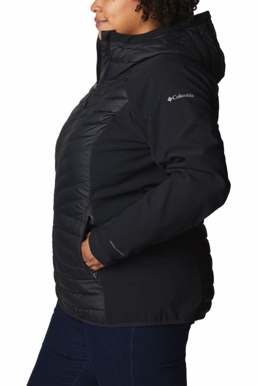 Manteau à Capuchon  Hybrid Powder Lite™ Taille Plus de Columbia