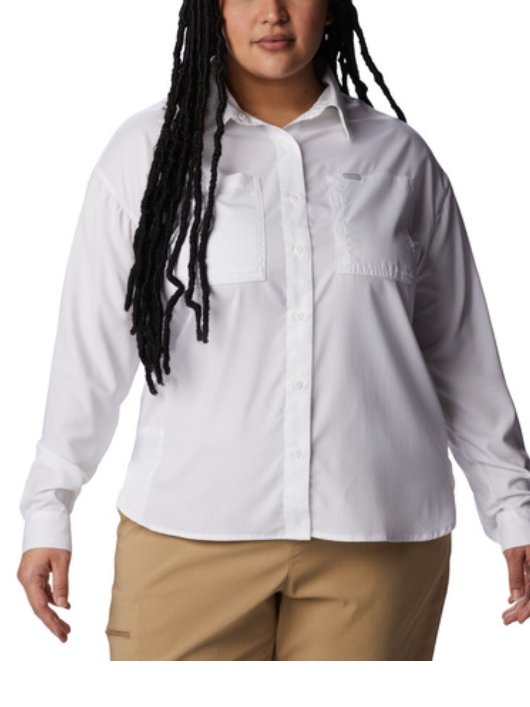 Chemise Silver Ridge Utility Taille Plus -Blanc