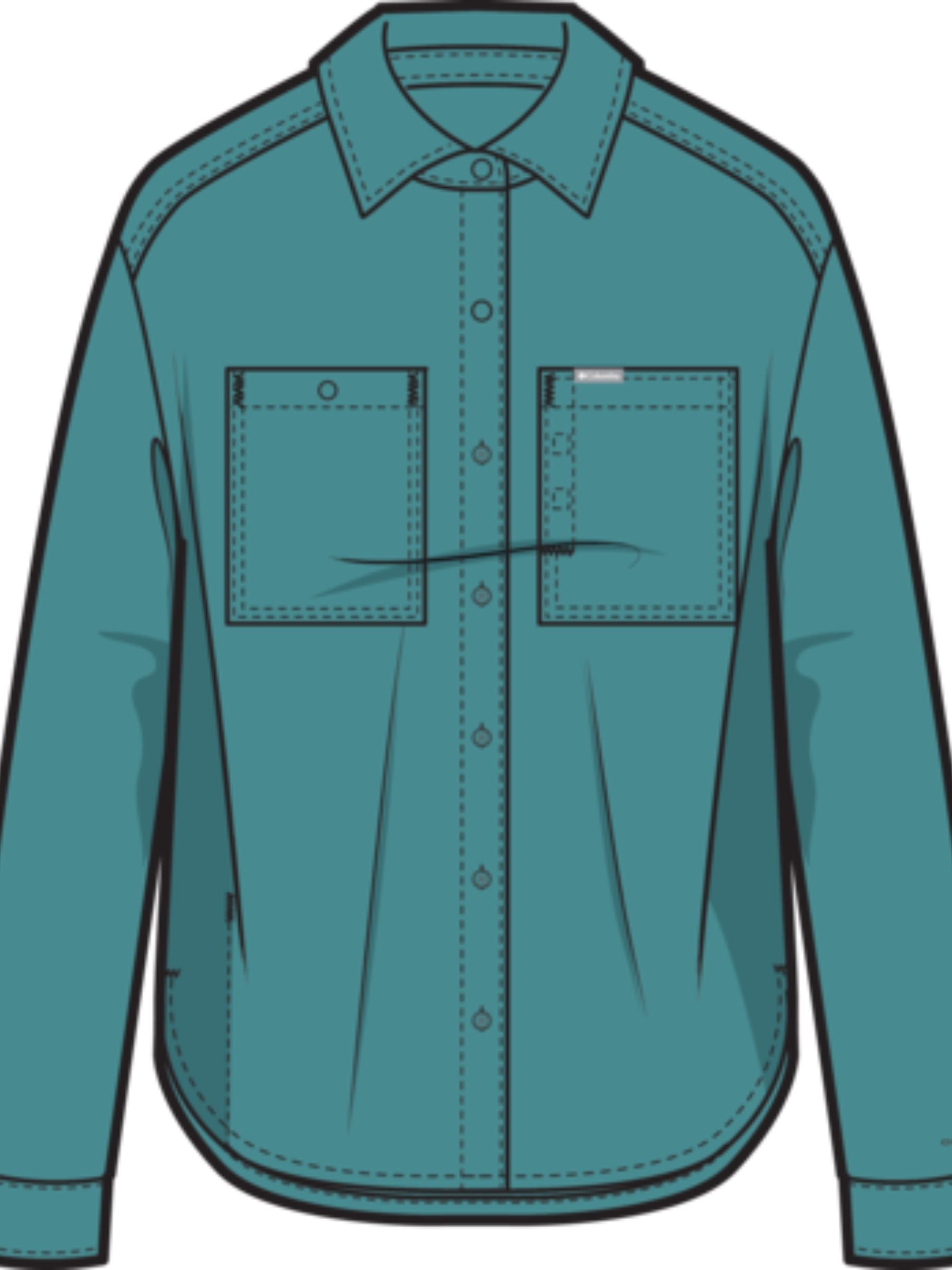 Chemise Silver Ridge Utility Taille Plus - Teal