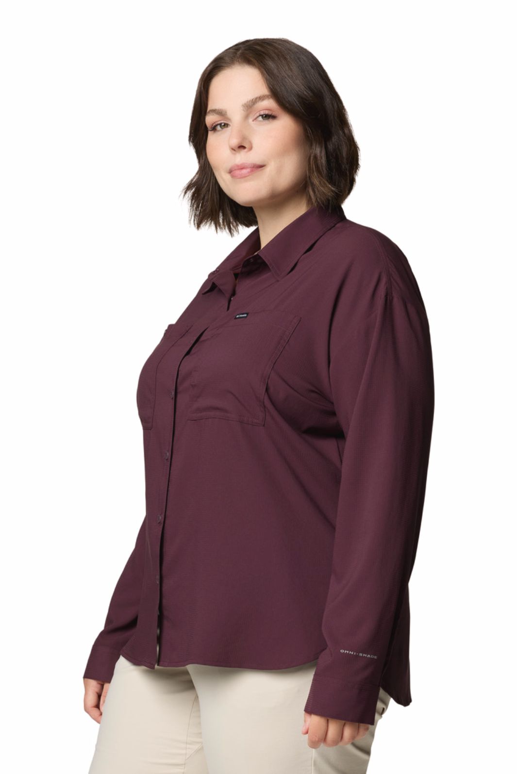 Columbia Plus Size Silver Ridge Utility M/L Shirt