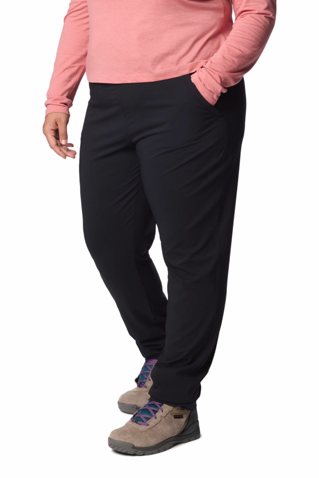 Columbia Plus Size Anytime Slim Pull-On Pant Collegiate Navy