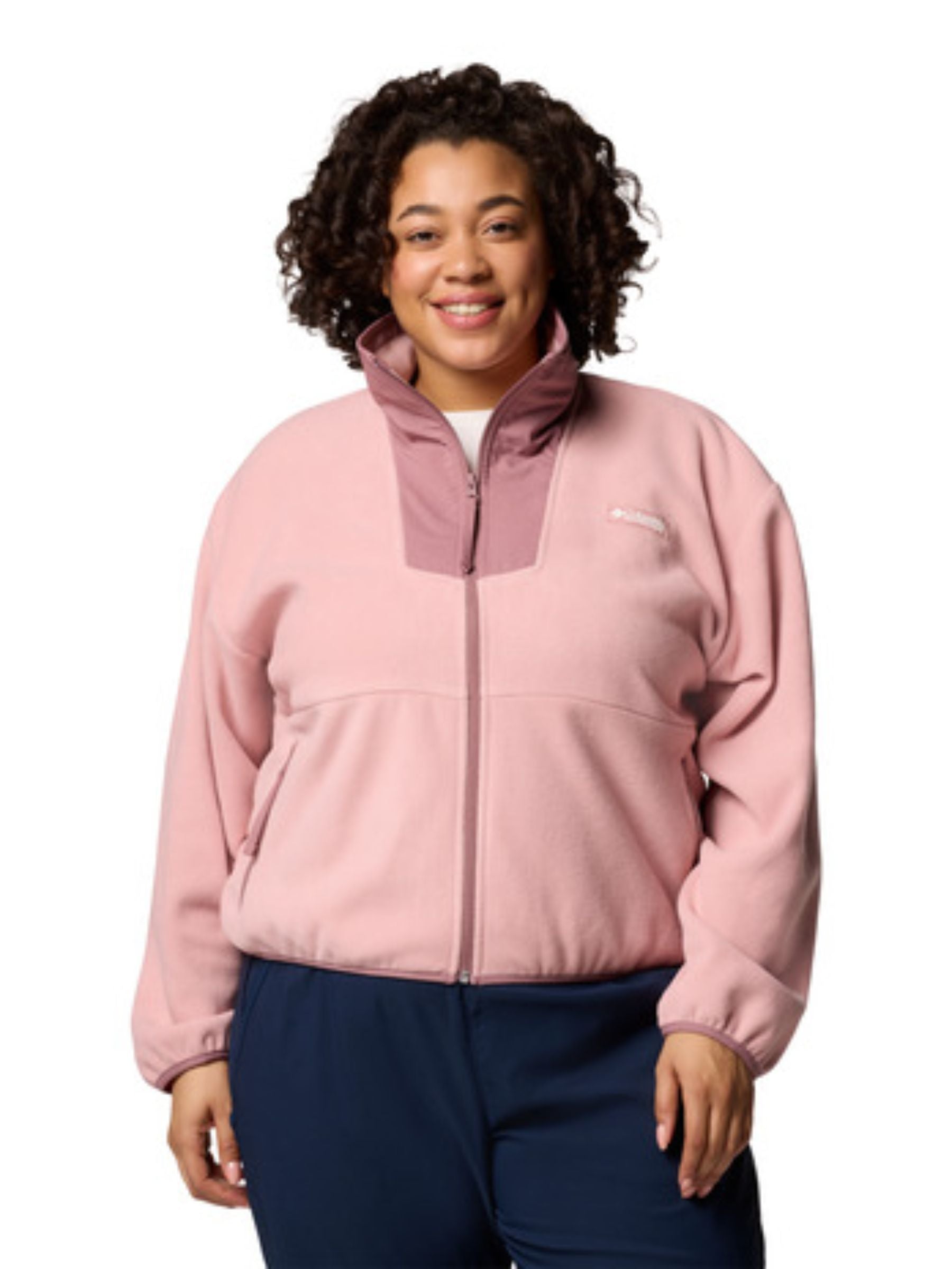 Veste Polaire Sequoia Grove Taille Plus - Eraser Pink & Fig