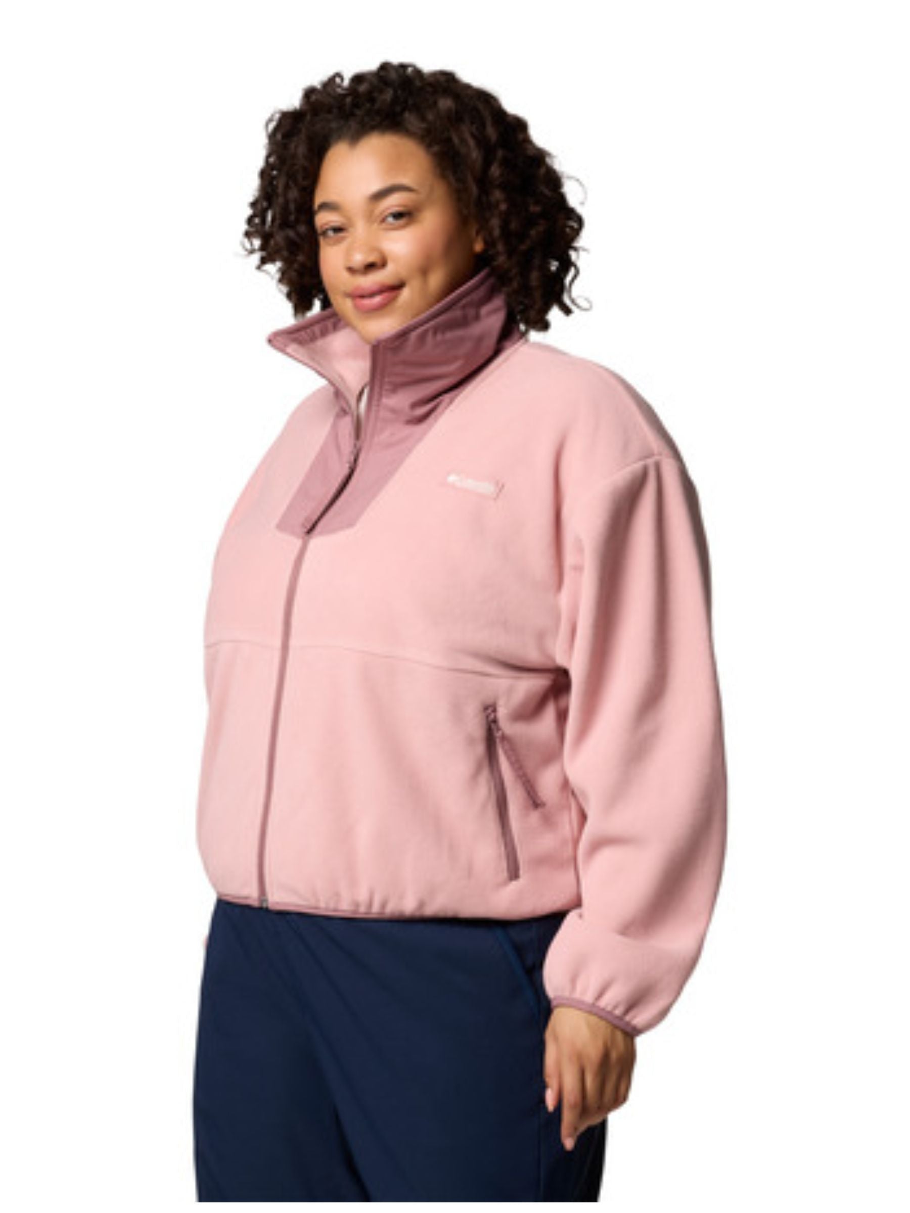 Veste Polaire Sequoia Grove Taille Plus - Eraser Pink & Fig