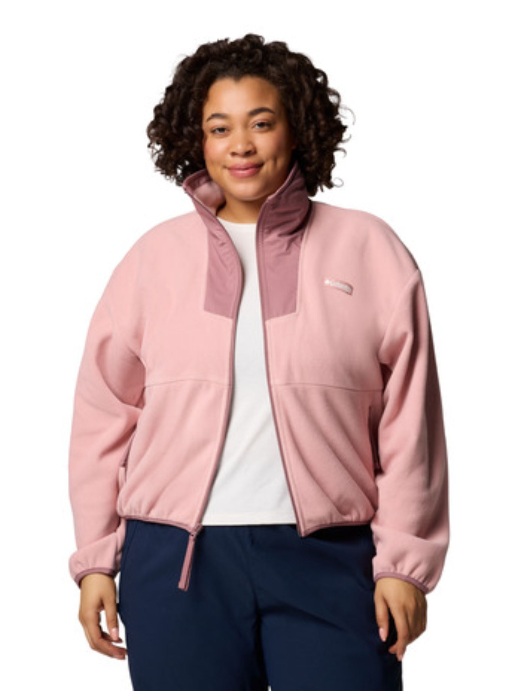 Veste Polaire Sequoia Grove Taille Plus - Eraser Pink & Fig