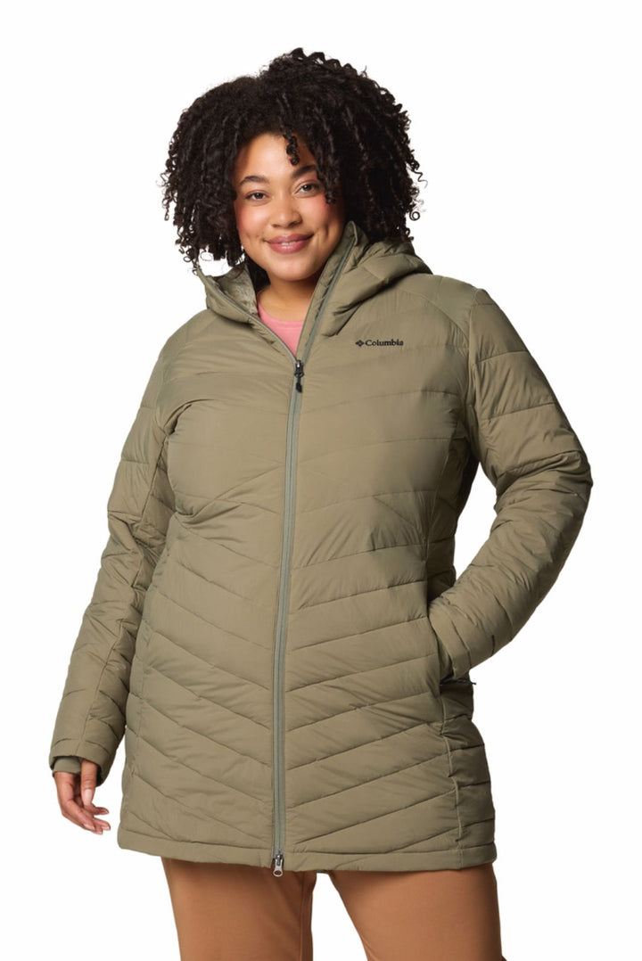 Manteau à Capuchon Joy Peak II Taille Plus Stone Green de Columbia