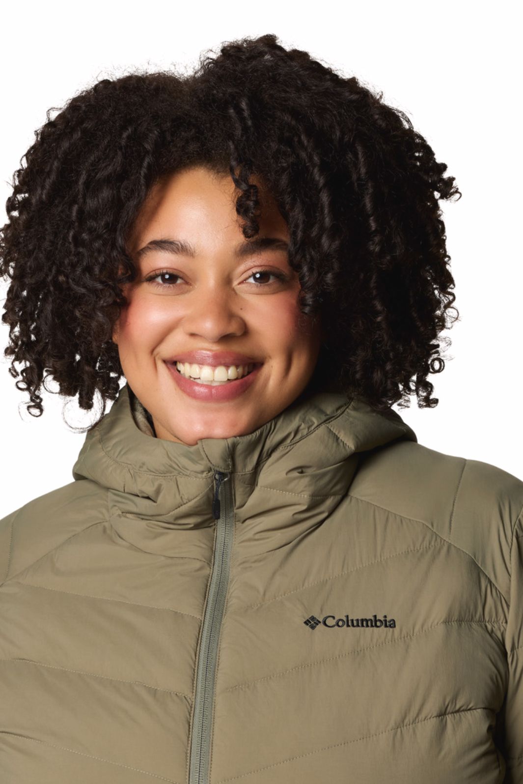 Manteau à Capuchon Joy Peak II Taille Plus Stone Green de Columbia