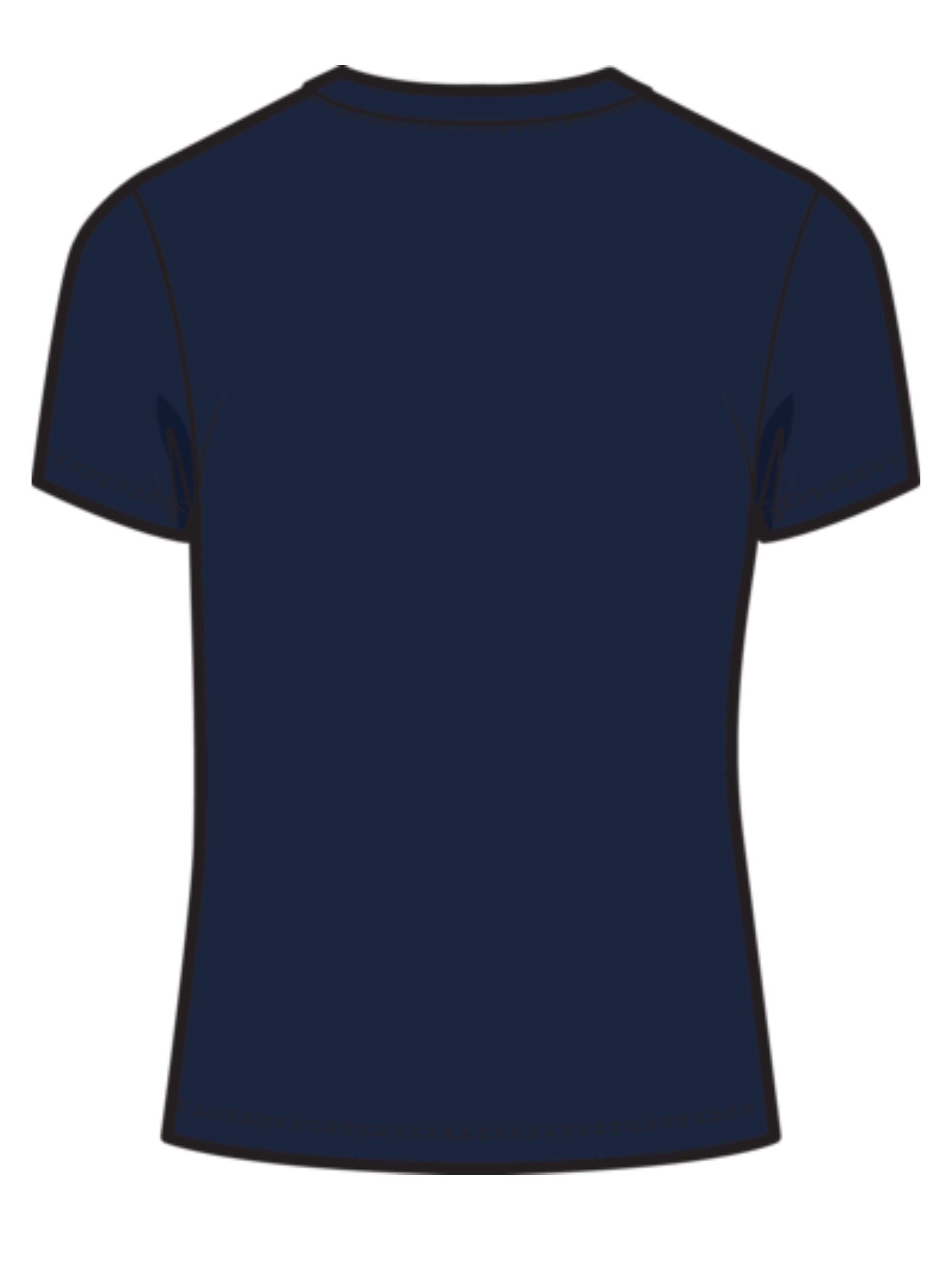 T-Shirt Ajustée Graphique Ruby Springs Taille Plus - Collegiate Navy