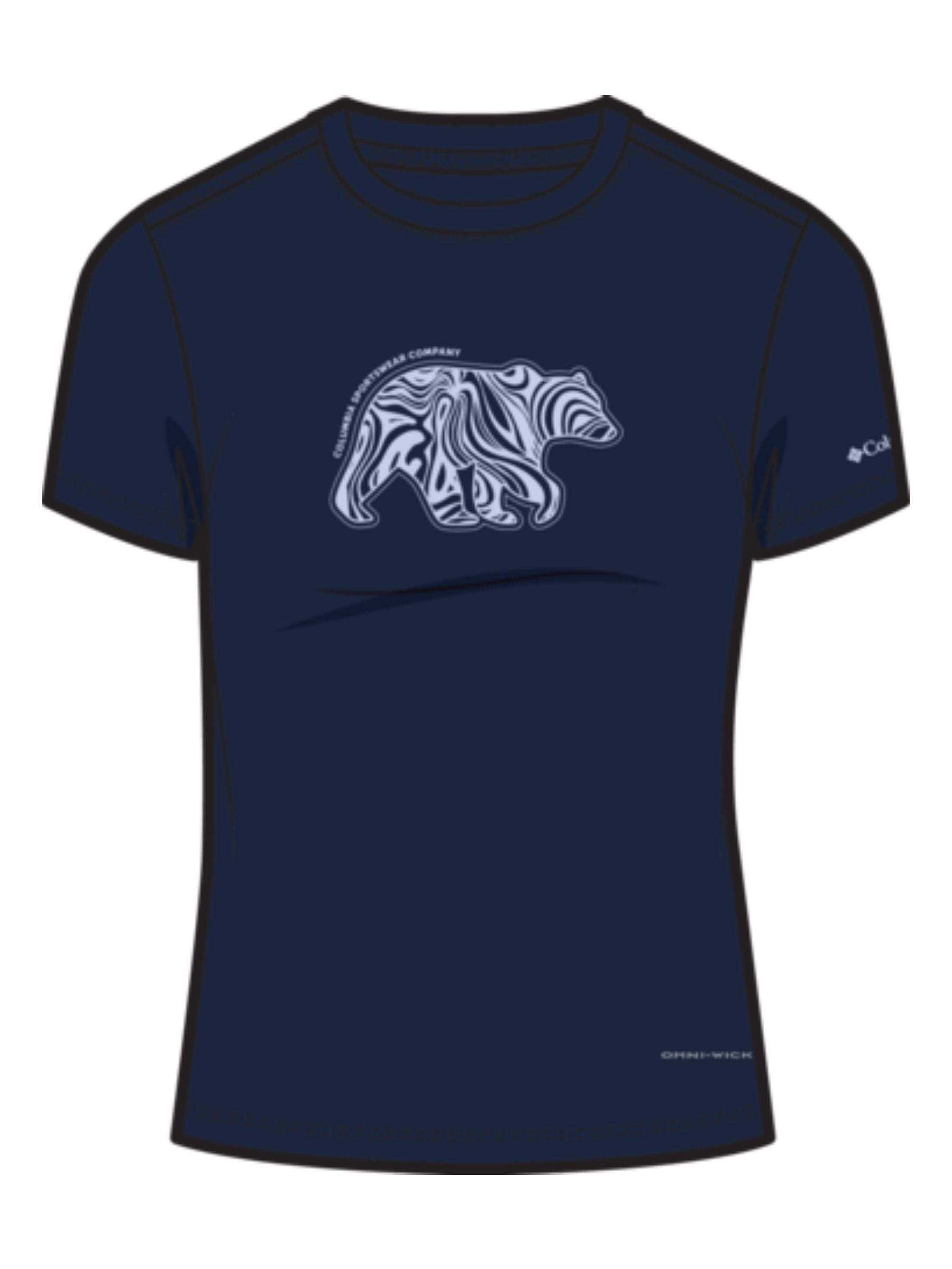 T-Shirt Ajustée Graphique Ruby Springs Taille Plus - Collegiate Navy