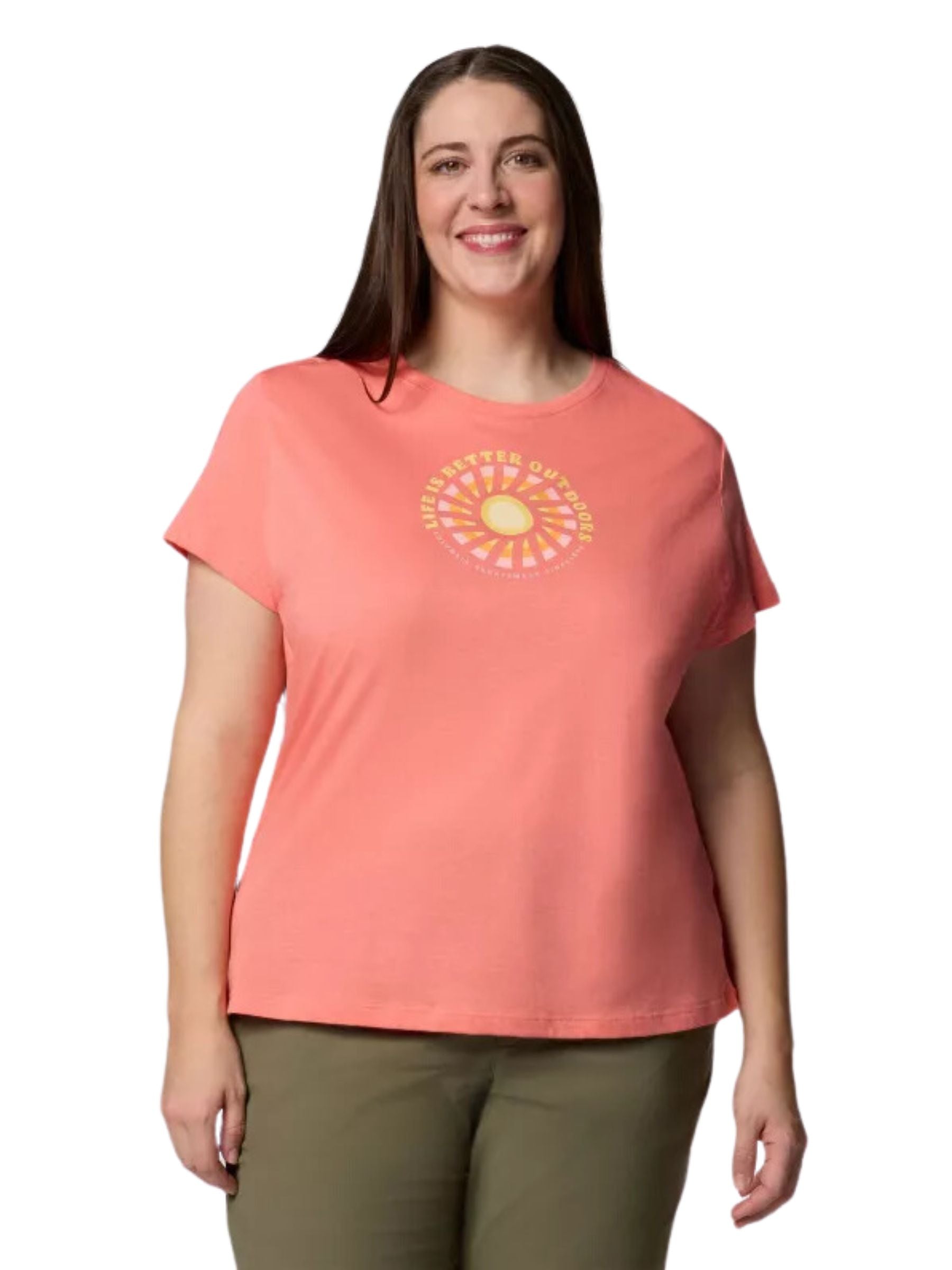 T-Shirt Ajustée Graphique Ruby Springs Taille Plus - Alpenglow - Outdoor Life