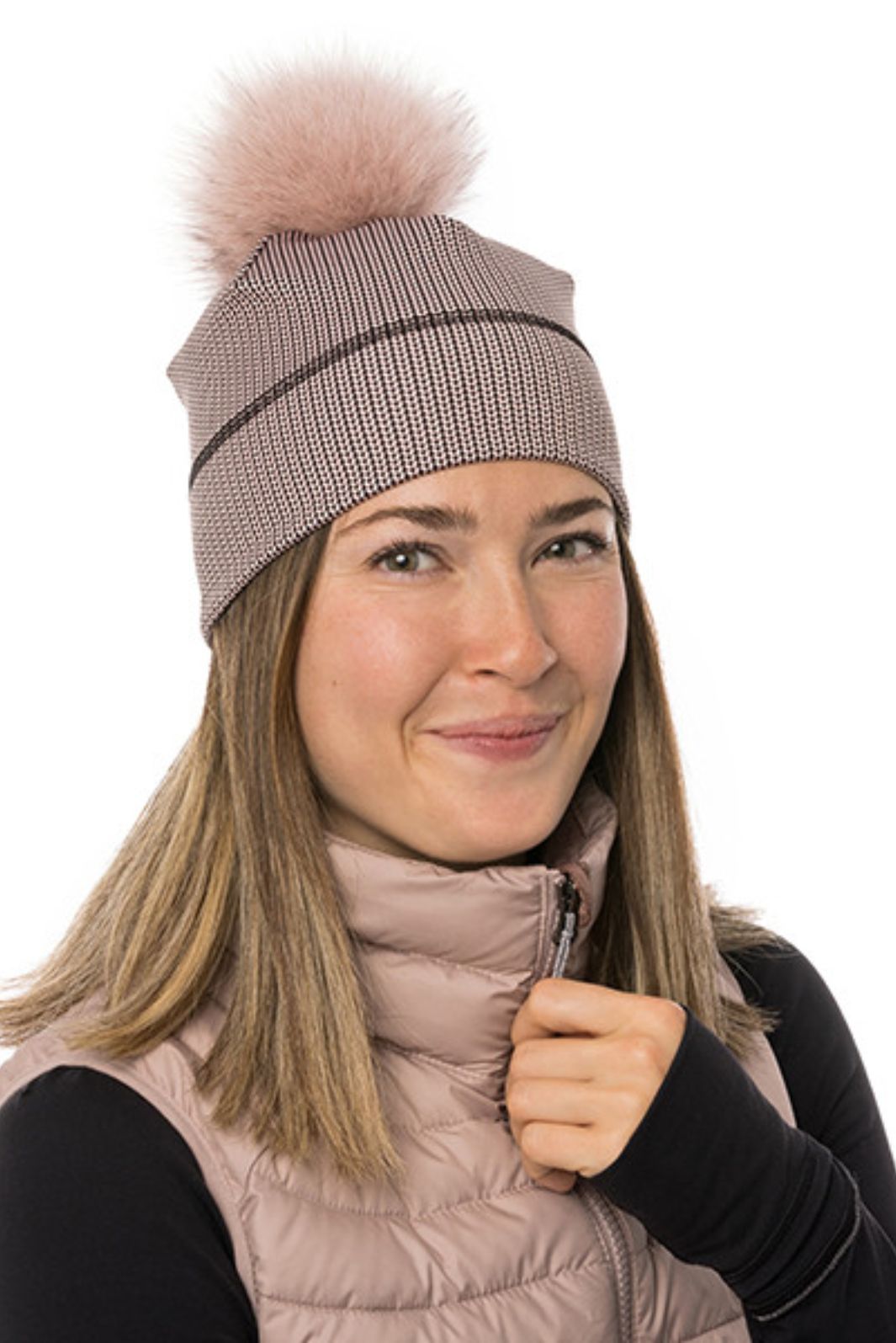 Tuque à Pompon à Motif de Lainage de Autrement et Alors