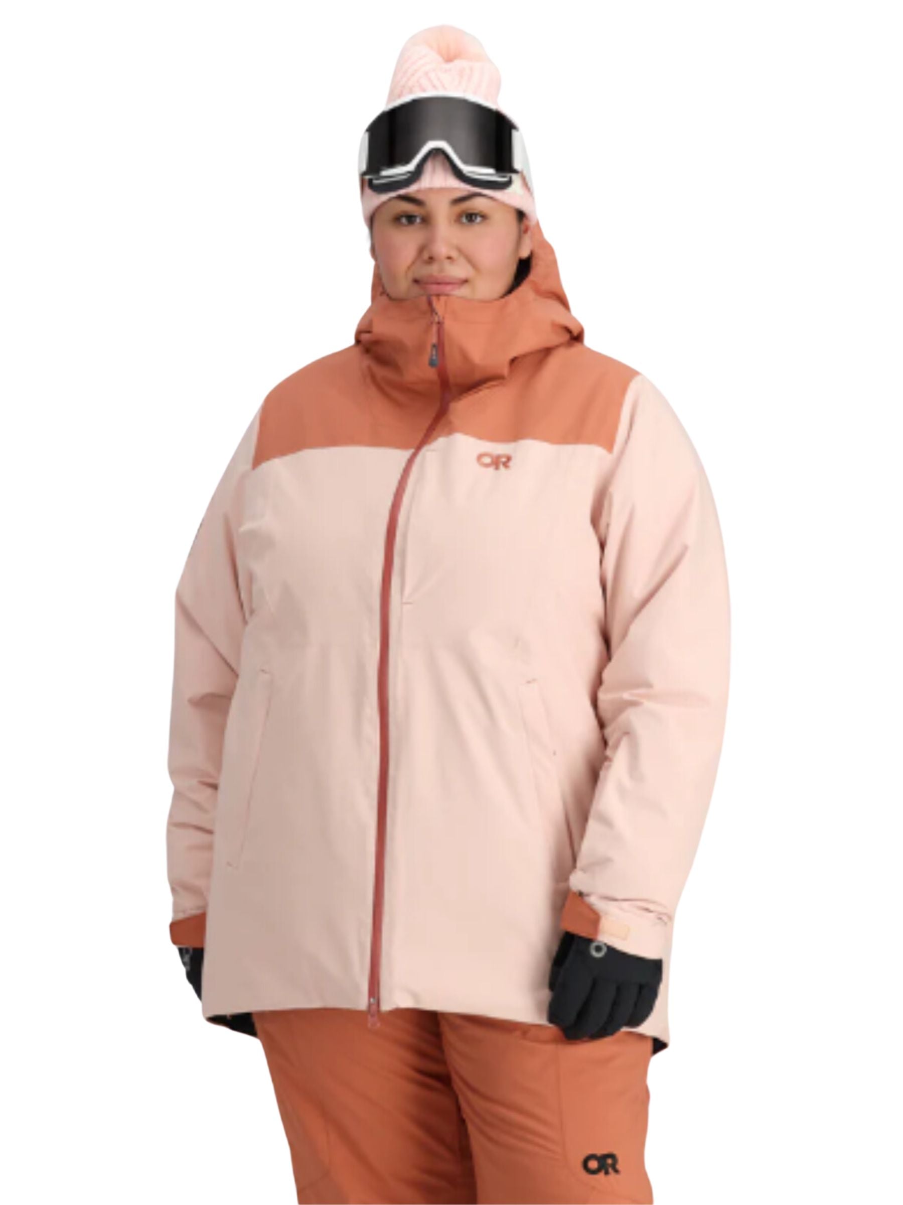 Manteau Isolé Snowcrew Taille Plus (Sienna & Cinnamon) d'Outdoor Research