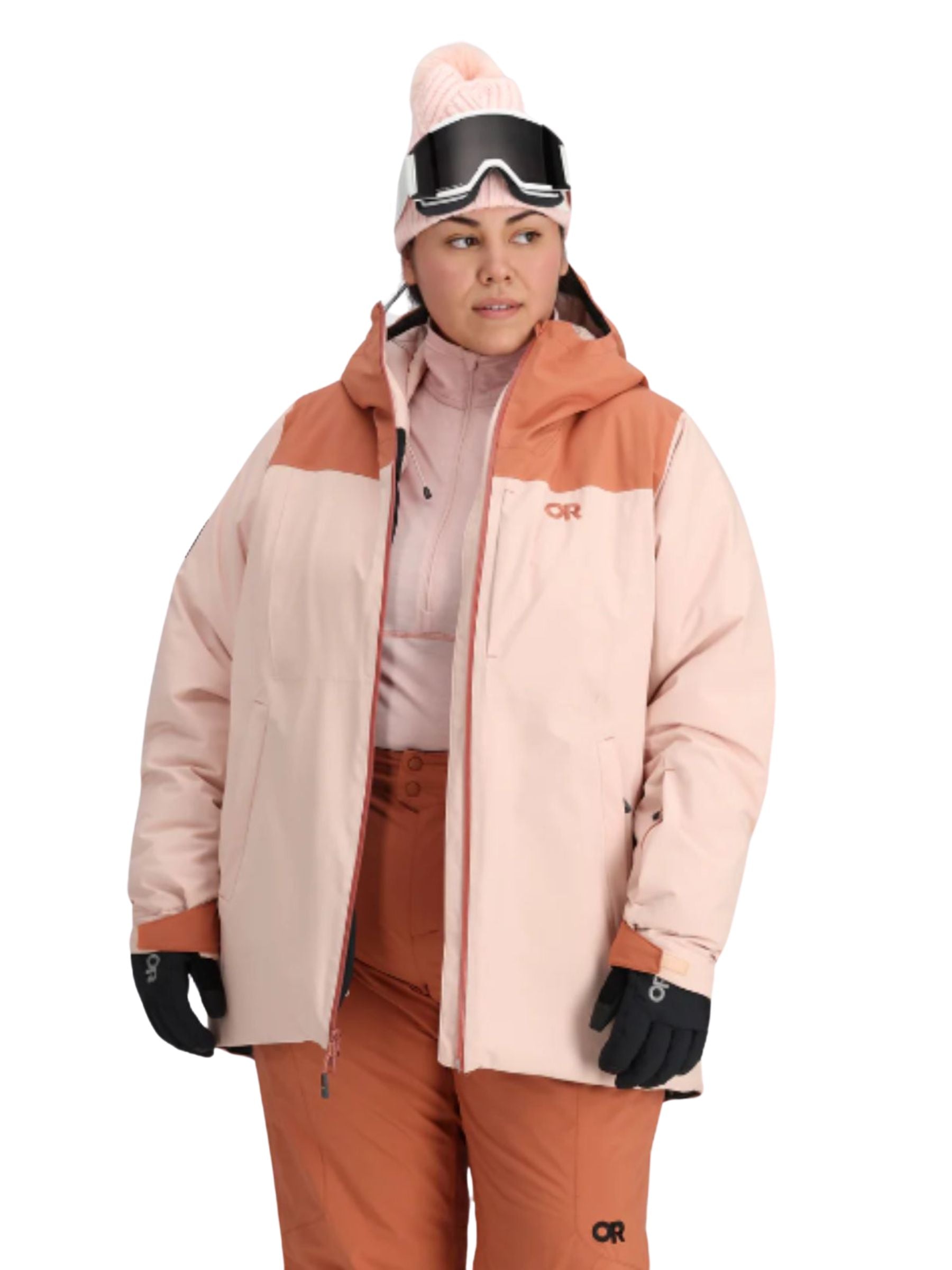 Manteau Isolé Snowcrew Taille Plus (Sienna & Cinnamon) d'Outdoor Research