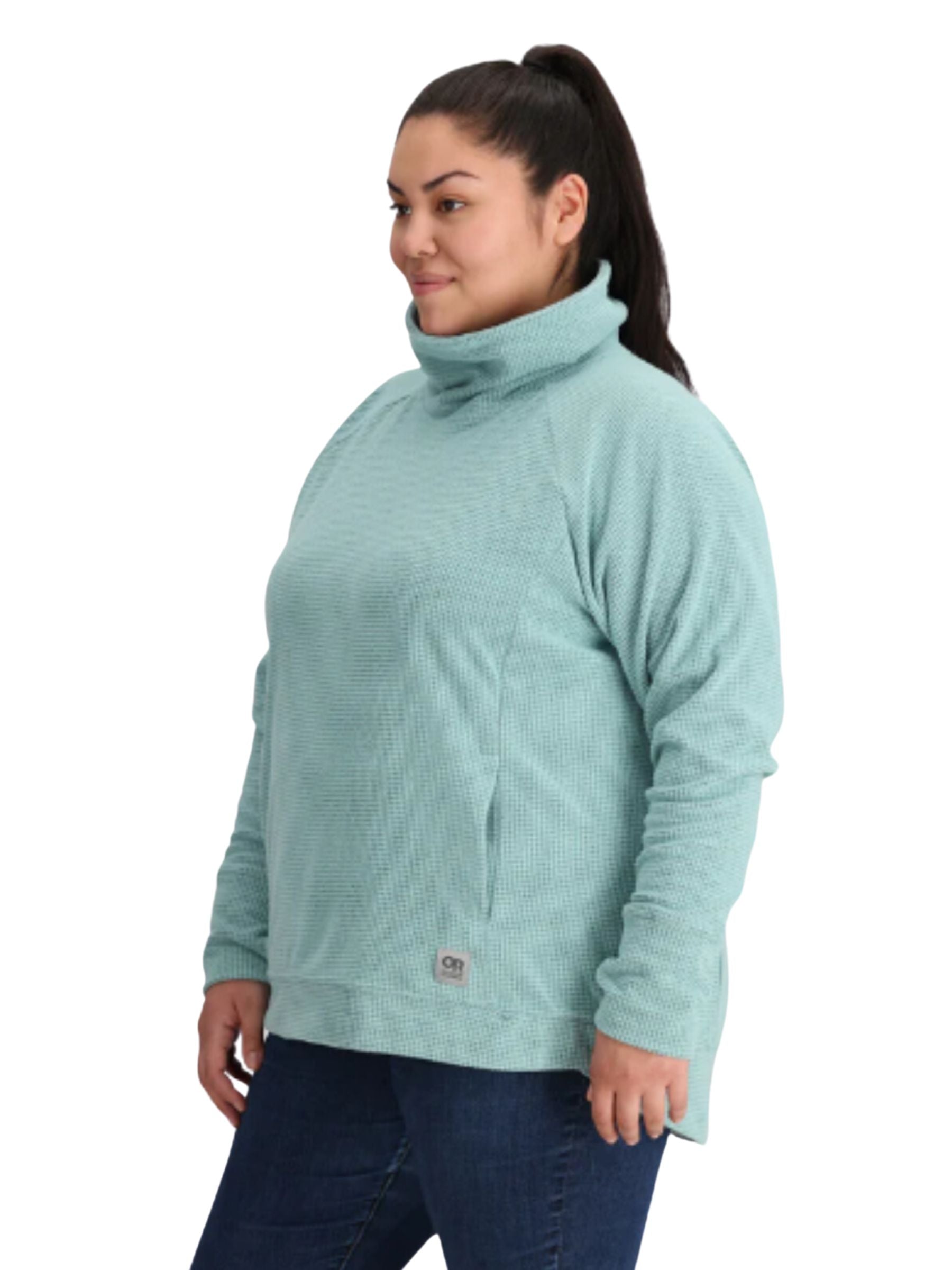 Chandail Trail Mix Cowl Taille Plus (Sage) d'Outdoor Research