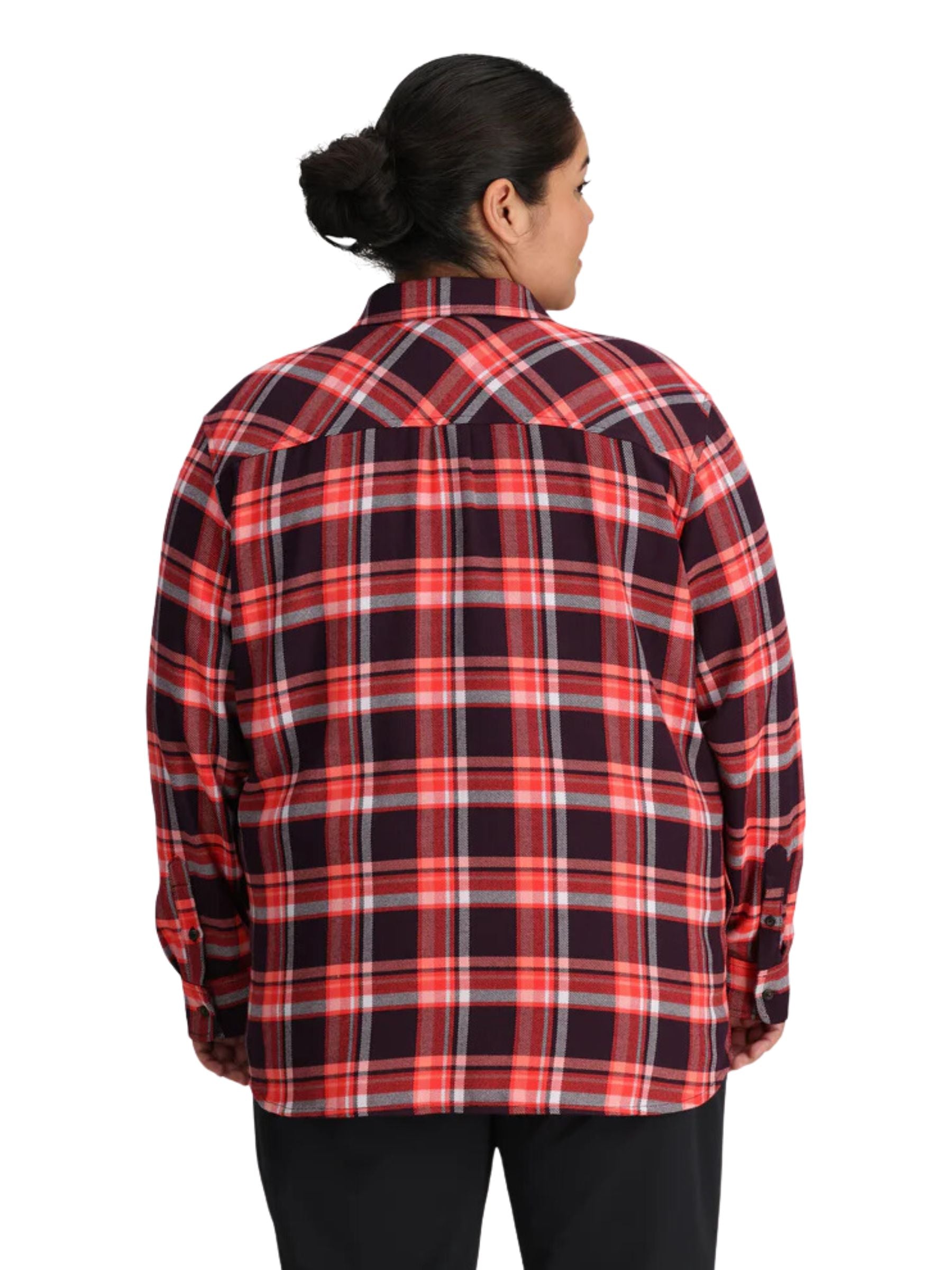 Chemise En Sergé De Flanelle Feedback Taille Plus (Sunrise Plaid) d'Outdoor Research