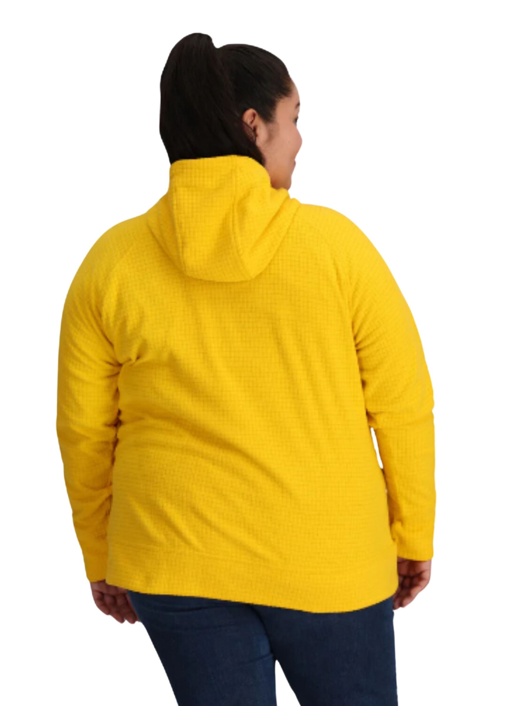 Chandail Hoodie Entièrement Zippé Mega Trail Mix Taille Plus (Saffron) d'Outdoor Research