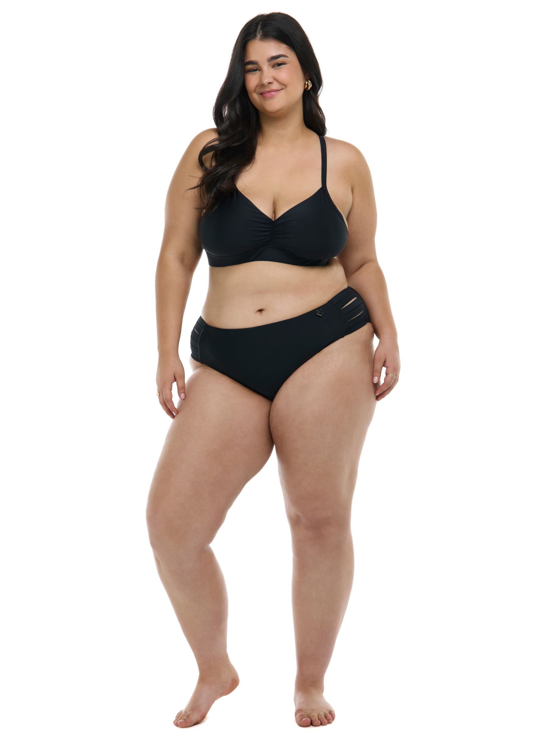 Body Glove Plus Size Retro Smoothies Bikini Bottom