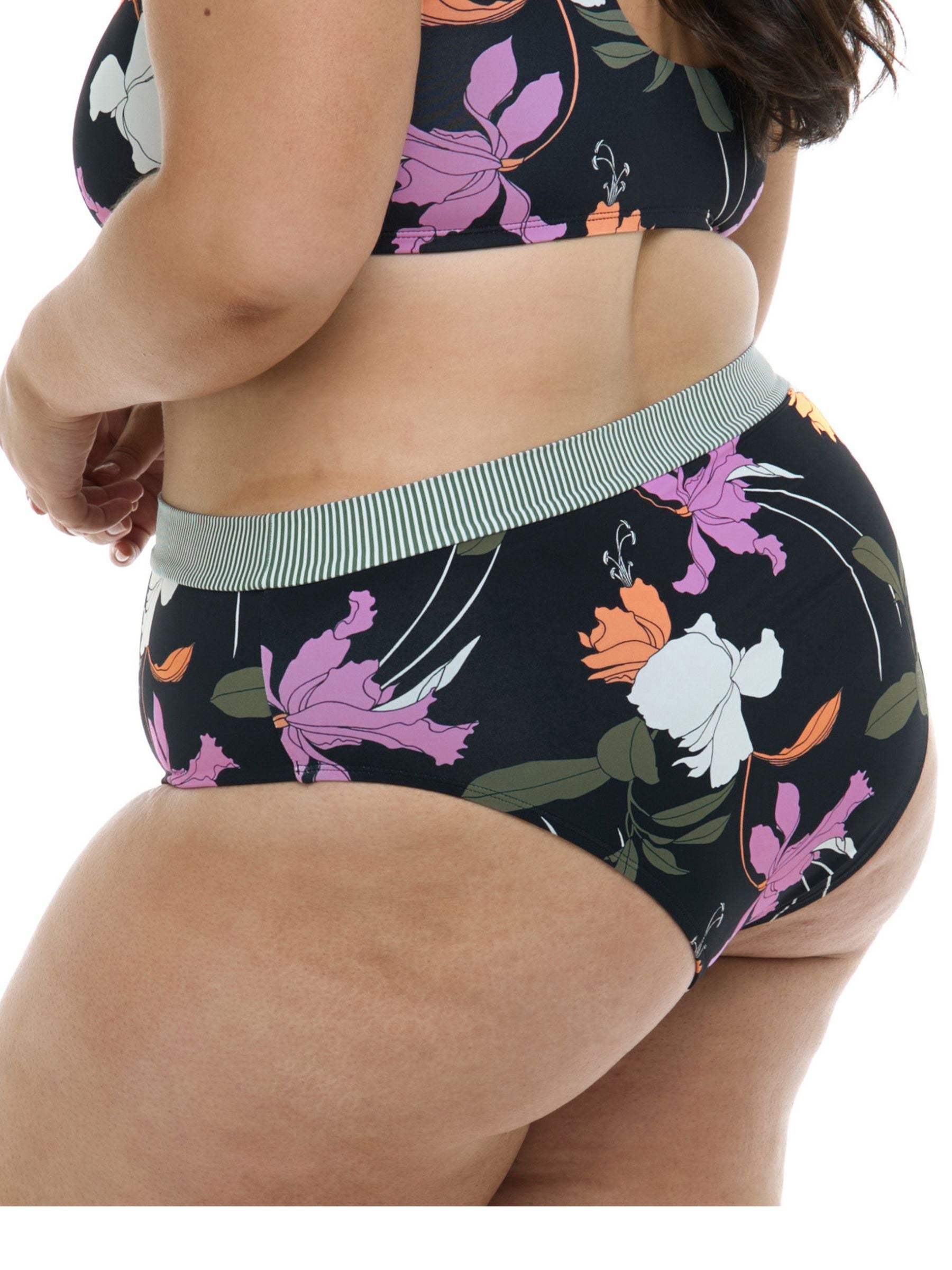 Bas de Maillot Dreamy Marlee Taille Plus - Noir