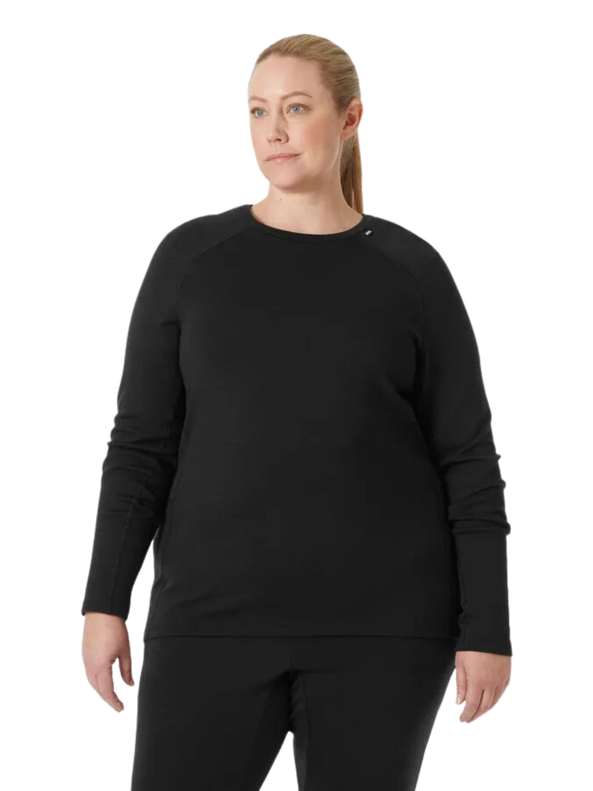 Helly Hansen Lifa Merino Base Layer Sweater Plus Size (Black)