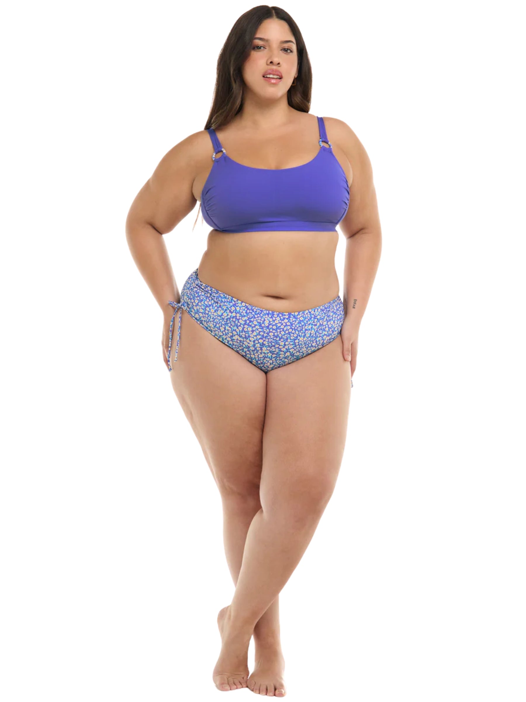 Colola High Tide Plus Size Swimsuit Bottom -Black