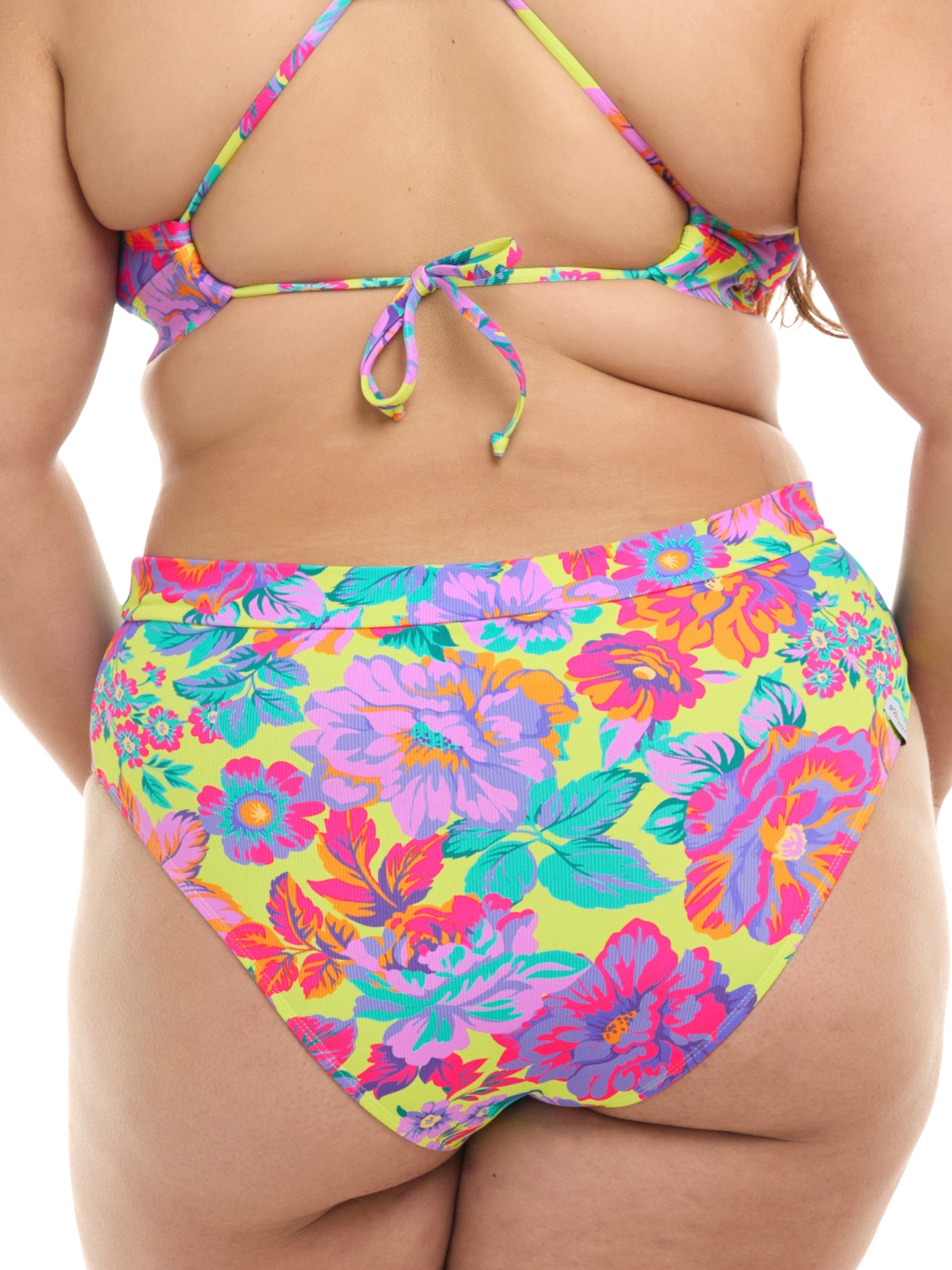 Romy Marlee Plus Size Bikini Bottoms - Key Lime